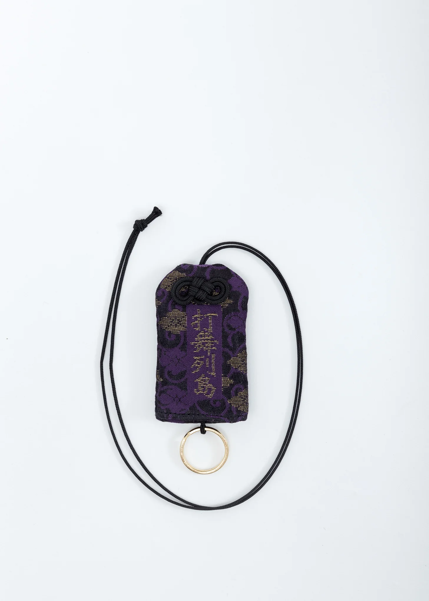 Dark Purple Omamori Necklace