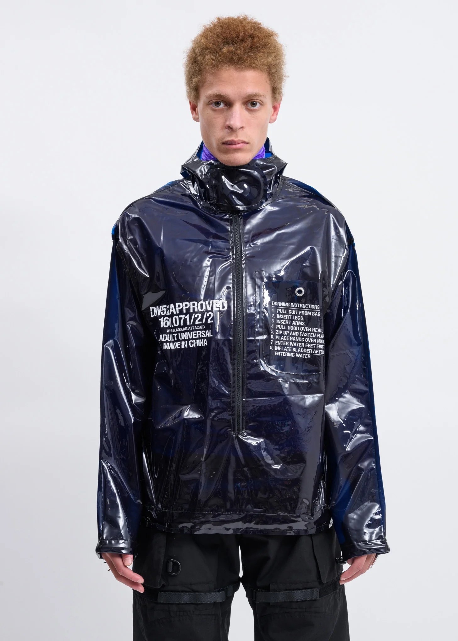 Dark Purple Translucent TPU Jacket
