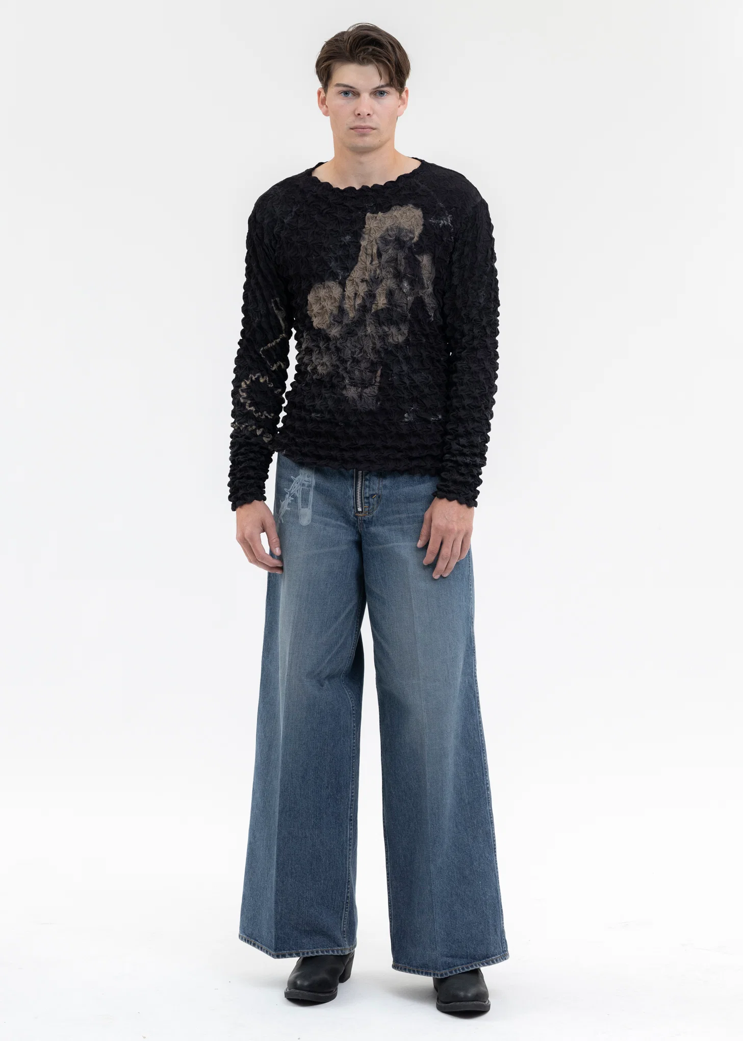 DEEP PURPLE MARRIAGE POPCORN SWEATSHIRT - Image 7