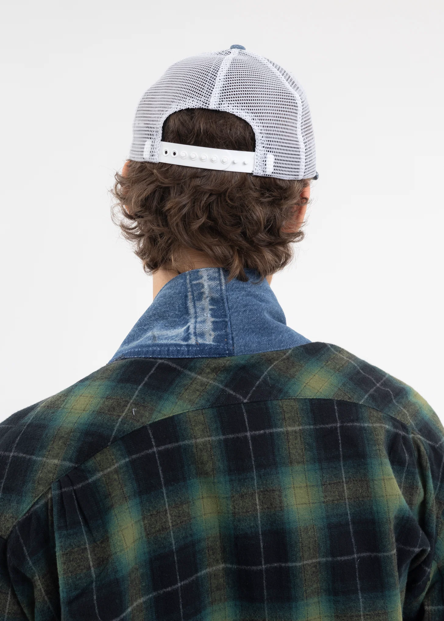 DENIM STITCHWORK TRUCKER DENIM BLUE - Image 3