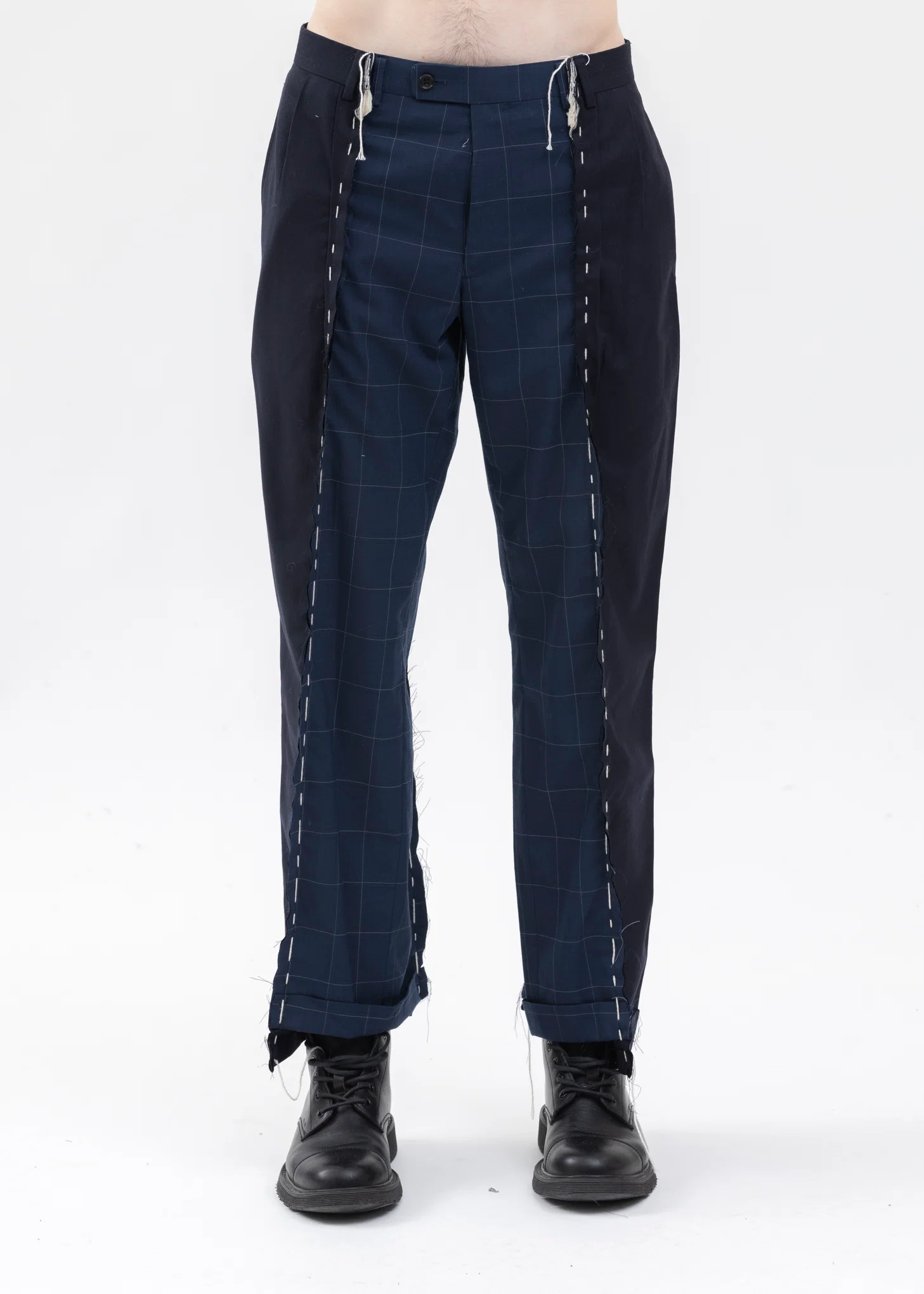 Docking Wide Stitch Slacks Pants -Style 4