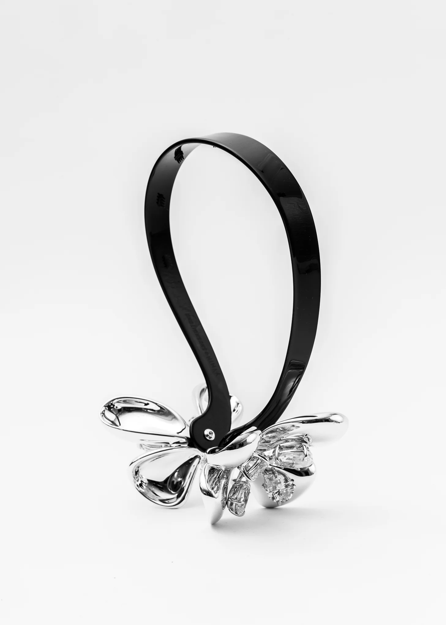 Double Butterfly Flower Acetate Hairband