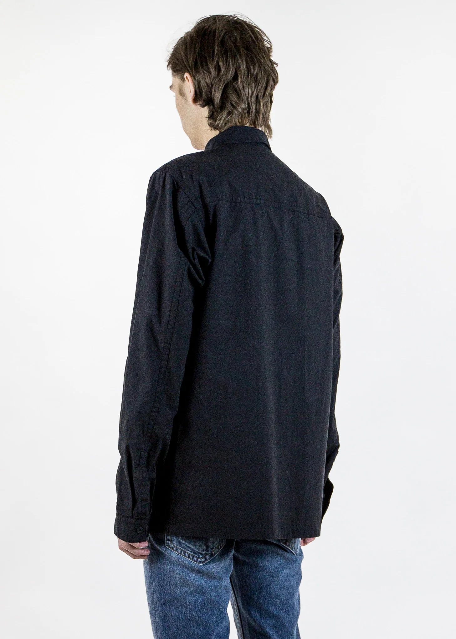 Double Cloth LS Zip Shirt - Image 4