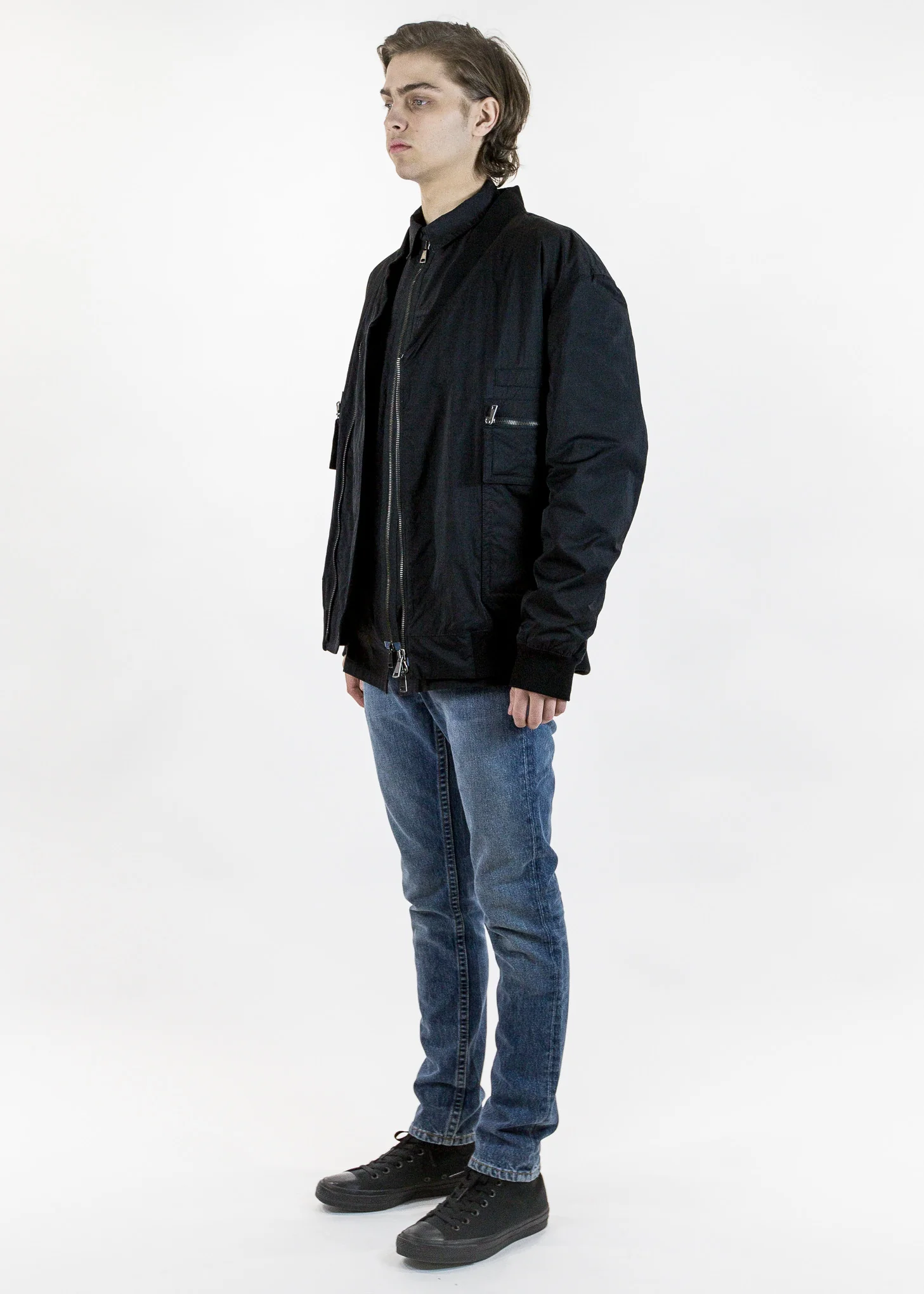 Double Cloth LS Zip Shirt - Image 5