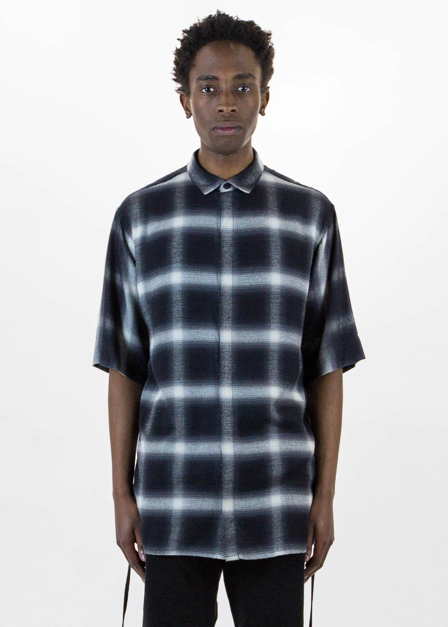 Drawcord Short Sleeve Shirt