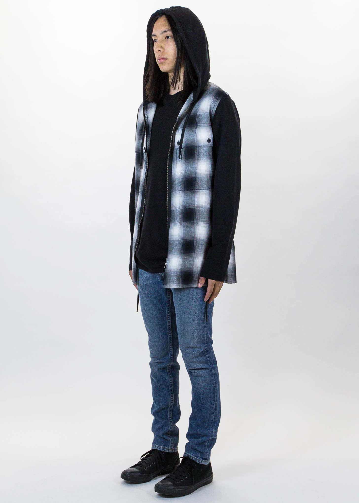 Black Drawcord T-Shirt - Image 5