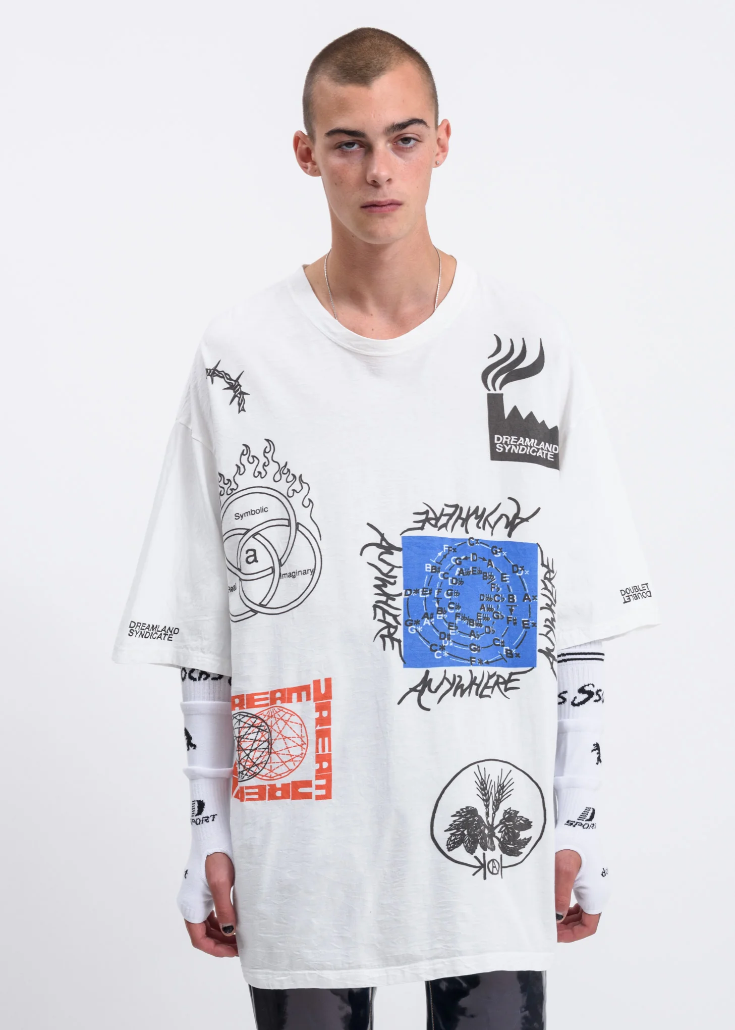 Dreamland Syndicate x Doublet Compressed Ball T-Shirt
