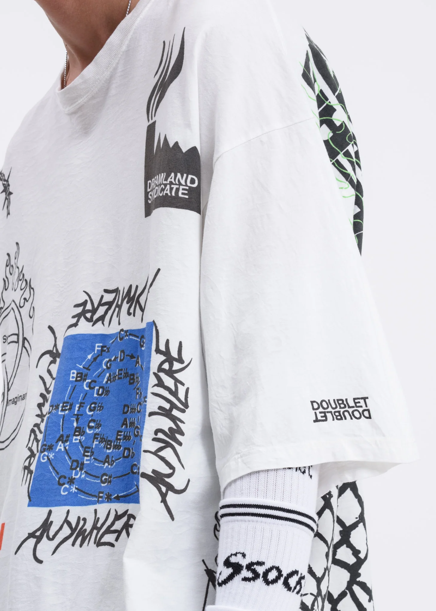 Dreamland Syndicate x Doublet Compressed Ball T-Shirt - Image 5