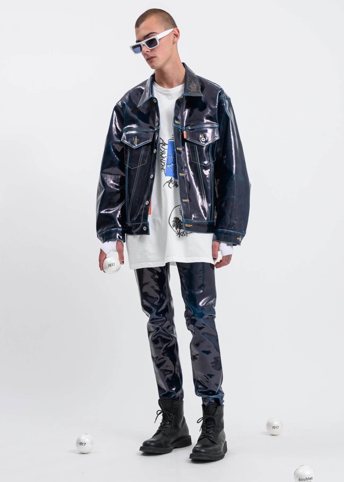 Dreamland Syndicate x Doublet Compressed Ball T-Shirt - Image 6