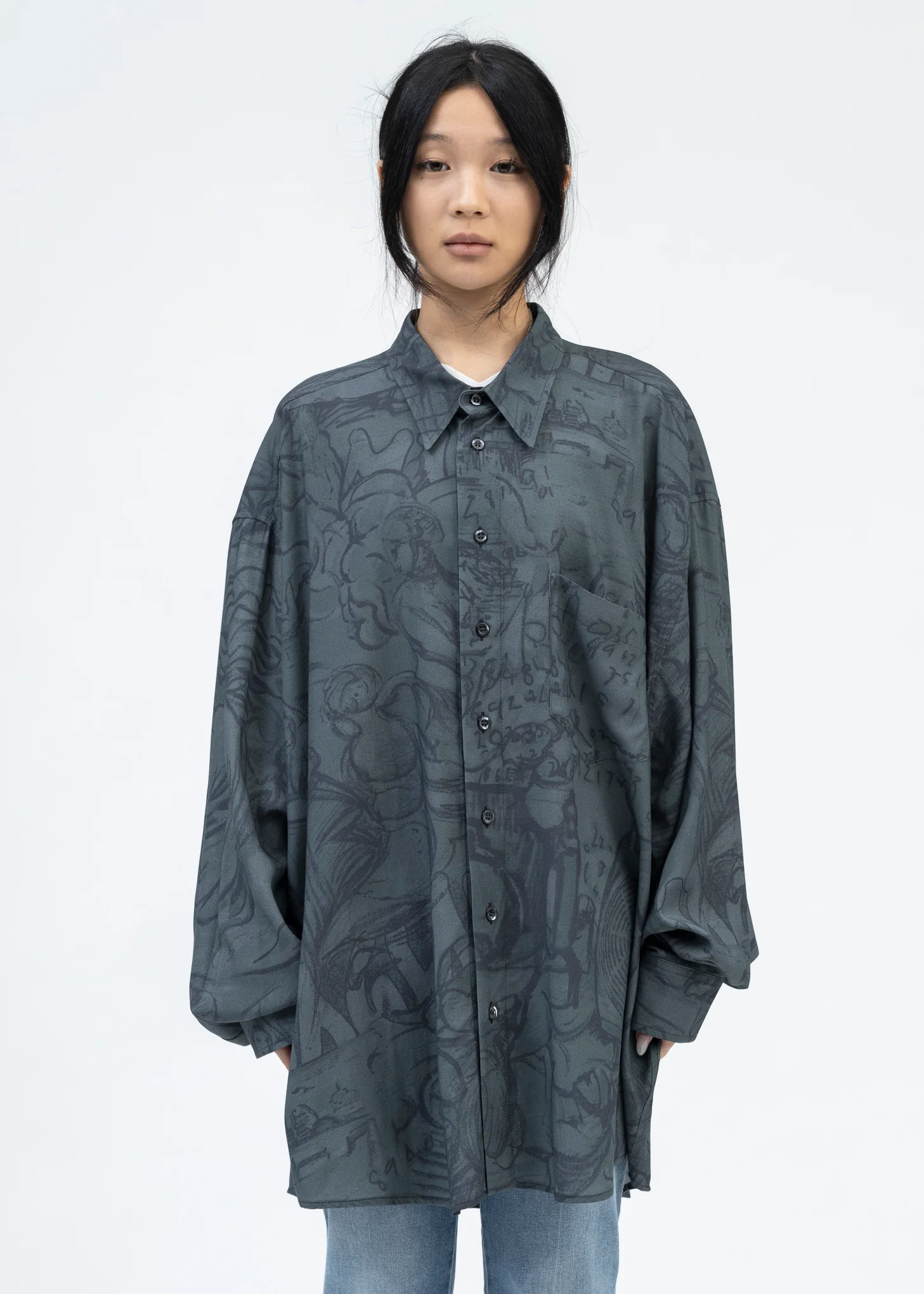 DREAMY BLACK ALDA'S TWISTED SHIRT
