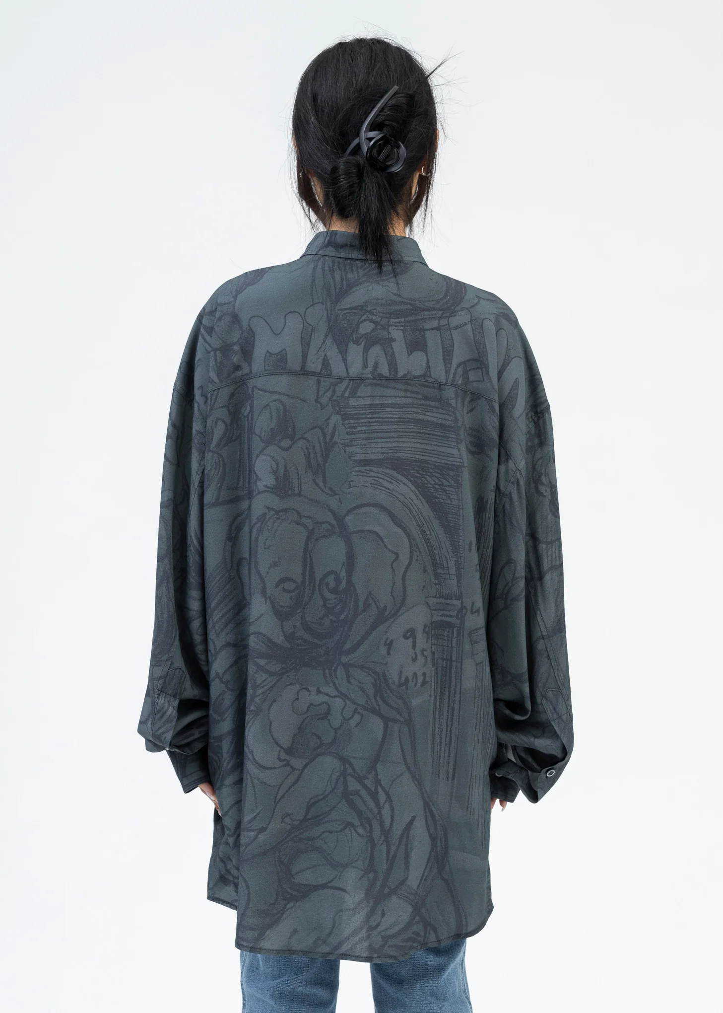 DREAMY BLACK ALDA'S TWISTED SHIRT - Image 3