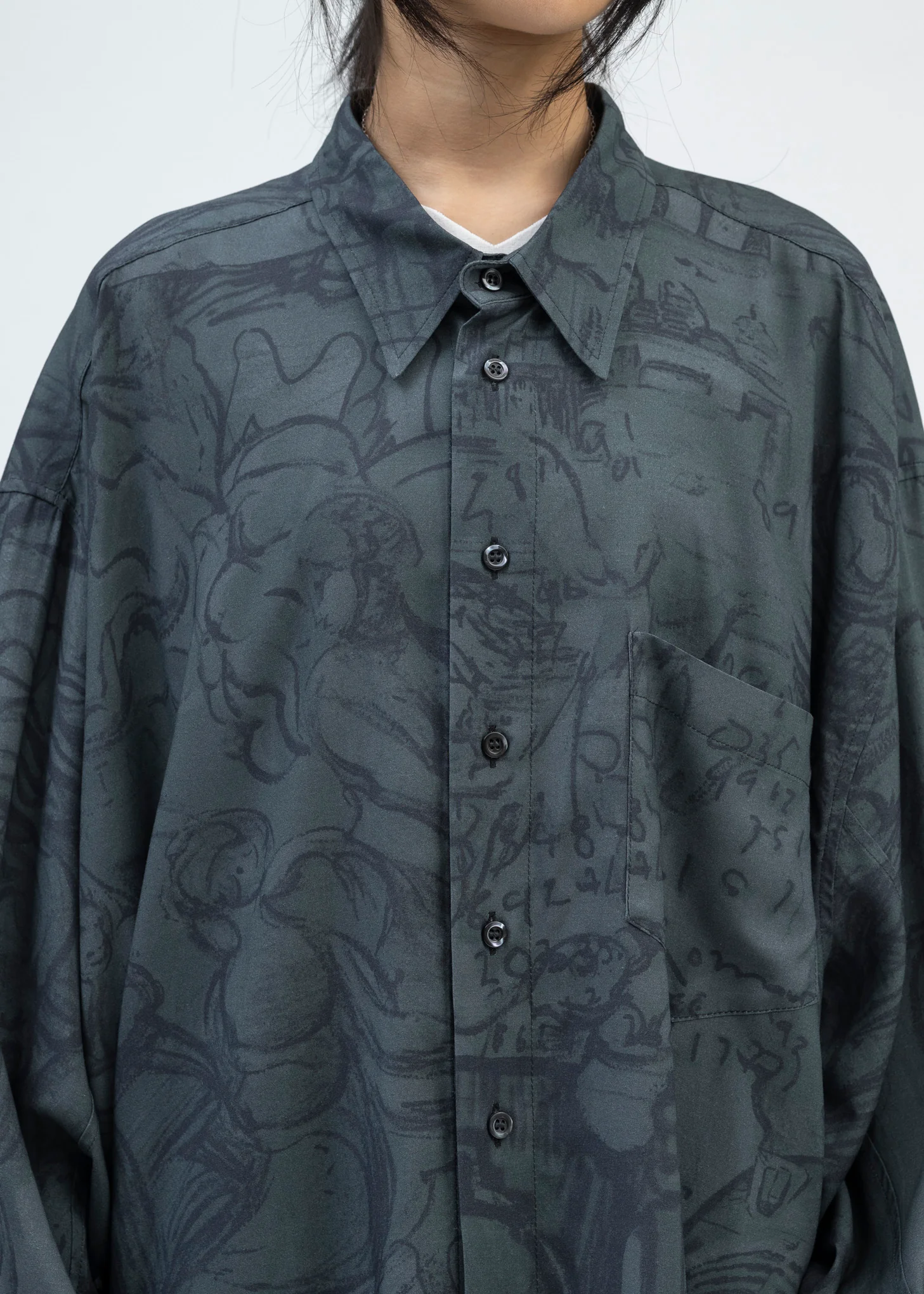 DREAMY BLACK ALDA'S TWISTED SHIRT - Image 4