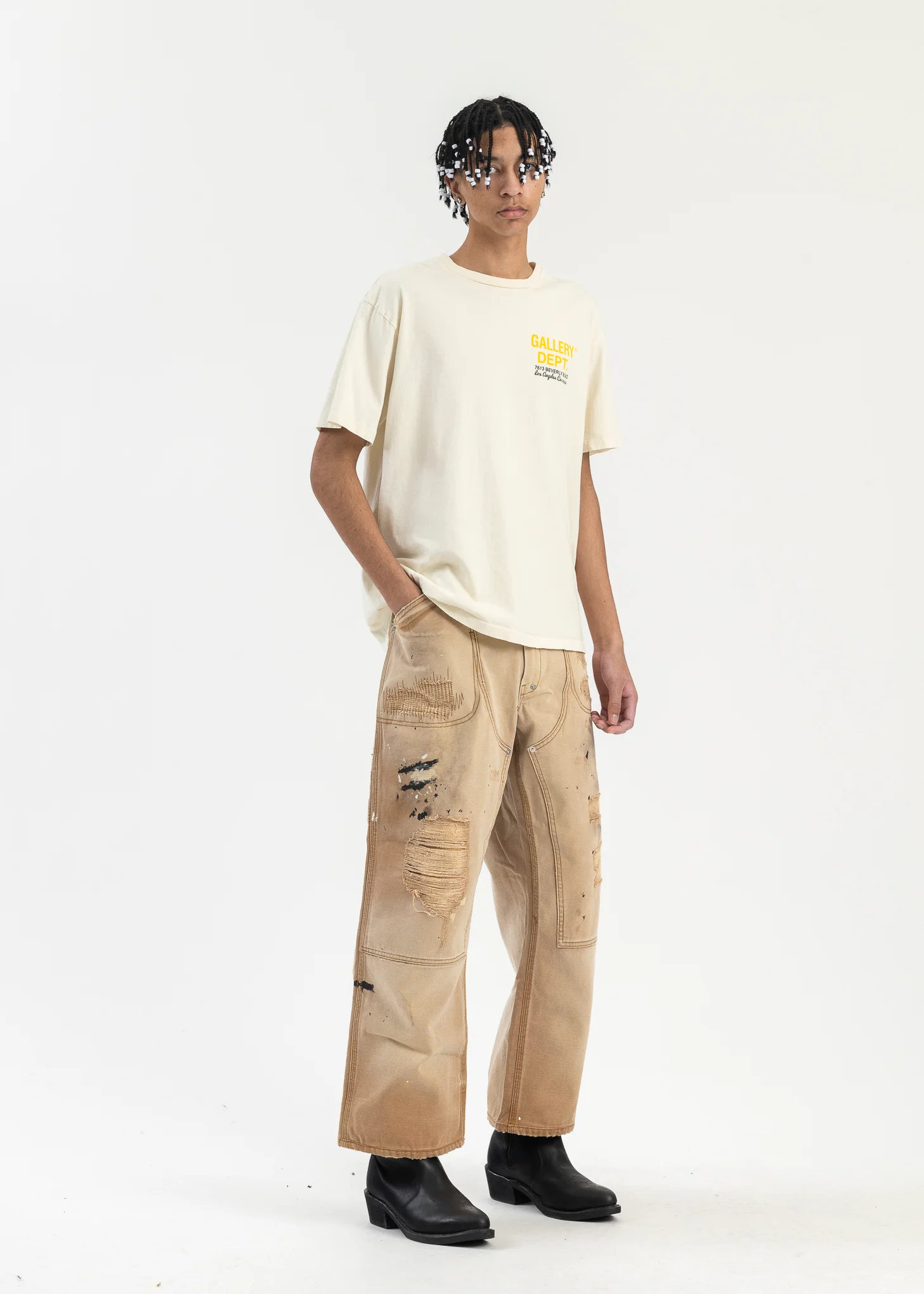 Gallery Dept Cream Drive Thru Tee - Image 5
