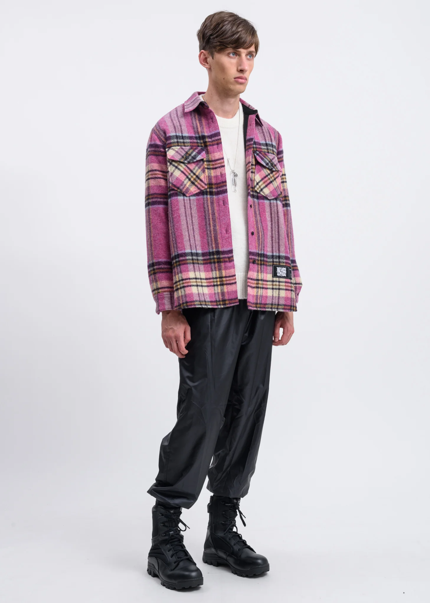Ecru Brushed Alpaca Open Pull-Over - Image 4