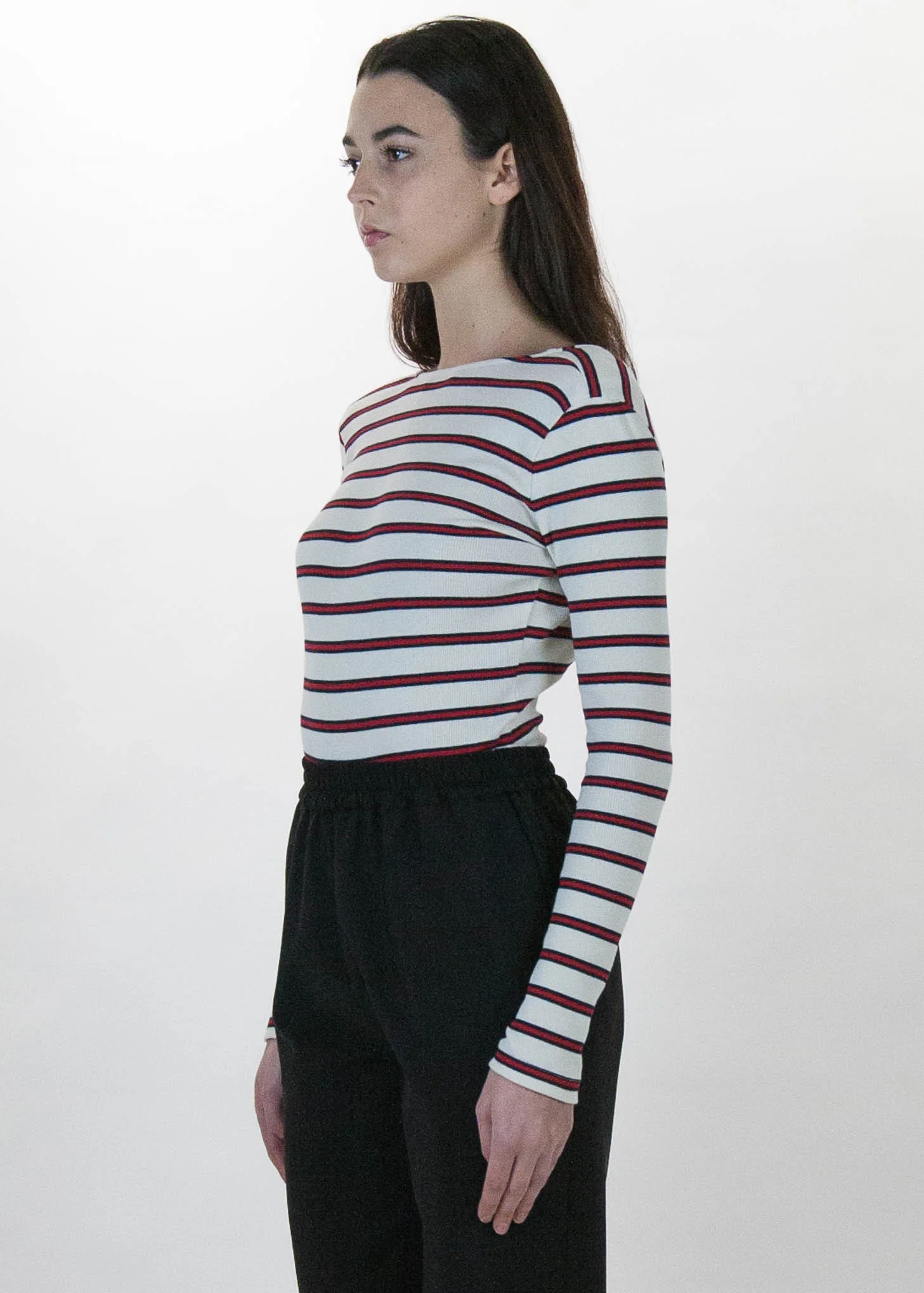 Ecru Striped Tanya Bodysuit - Image 3
