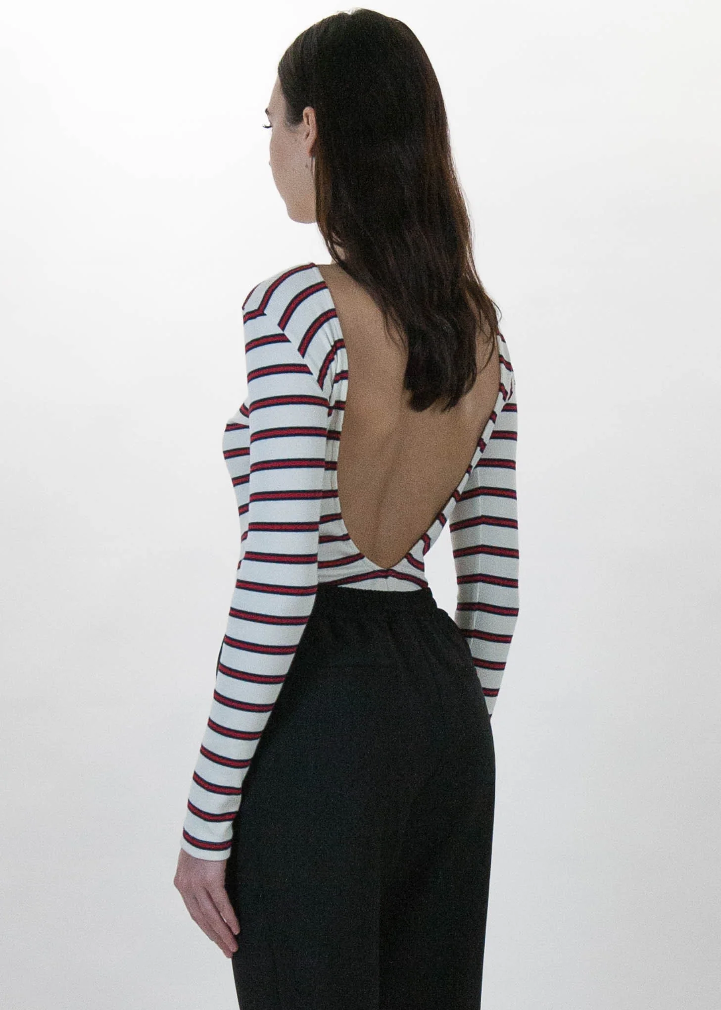 Ecru Striped Tanya Bodysuit - Image 4