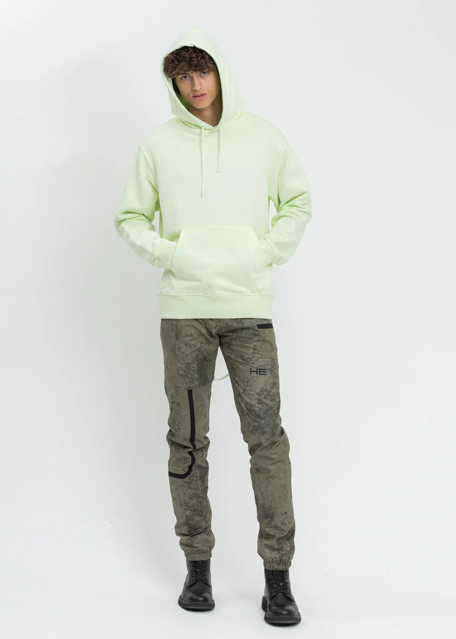 Electric Green Aviator Hoodie - Image 5