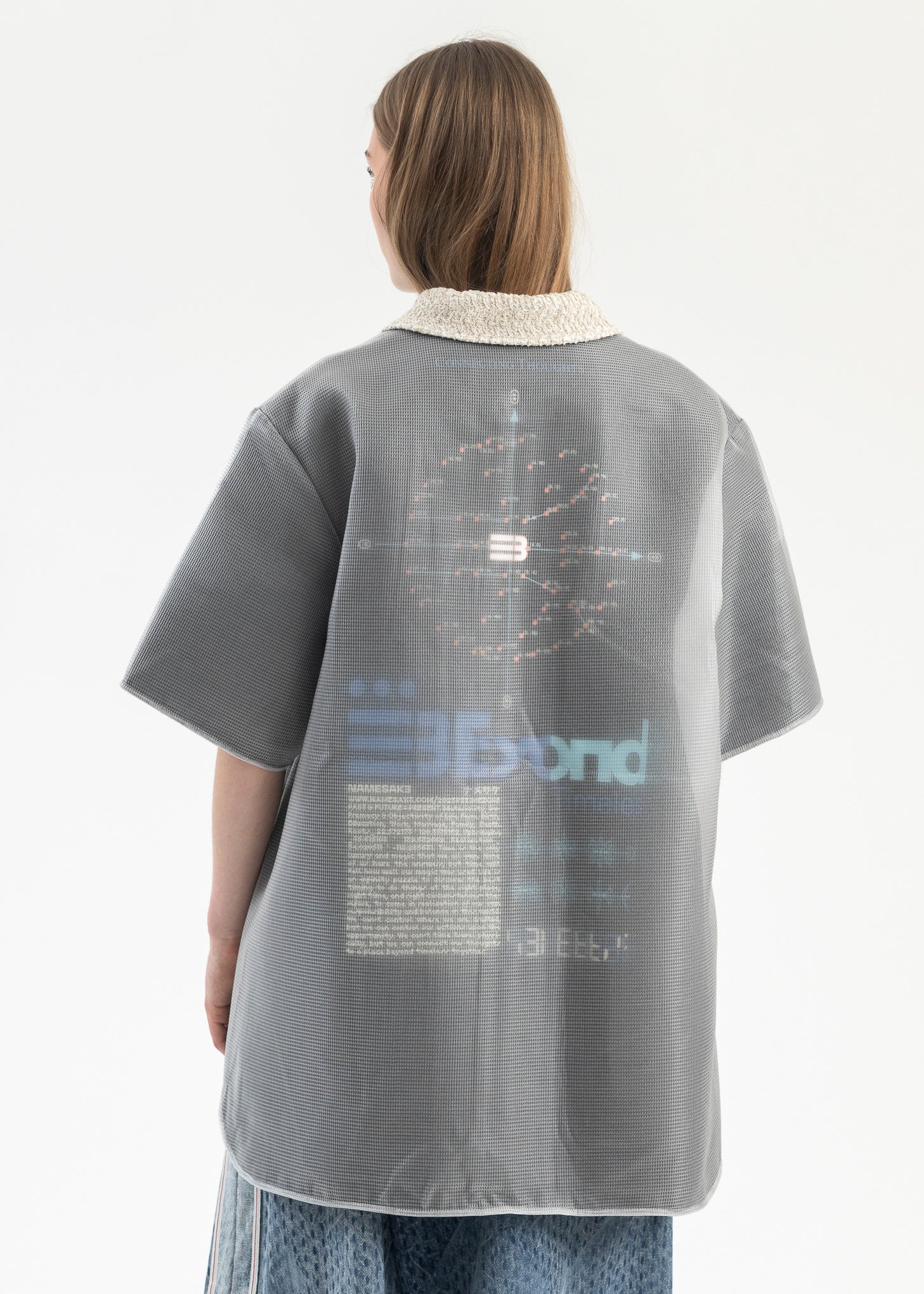 EUPHORIC BLACK BILL WARM UP LAYERED SHIRT - Image 2