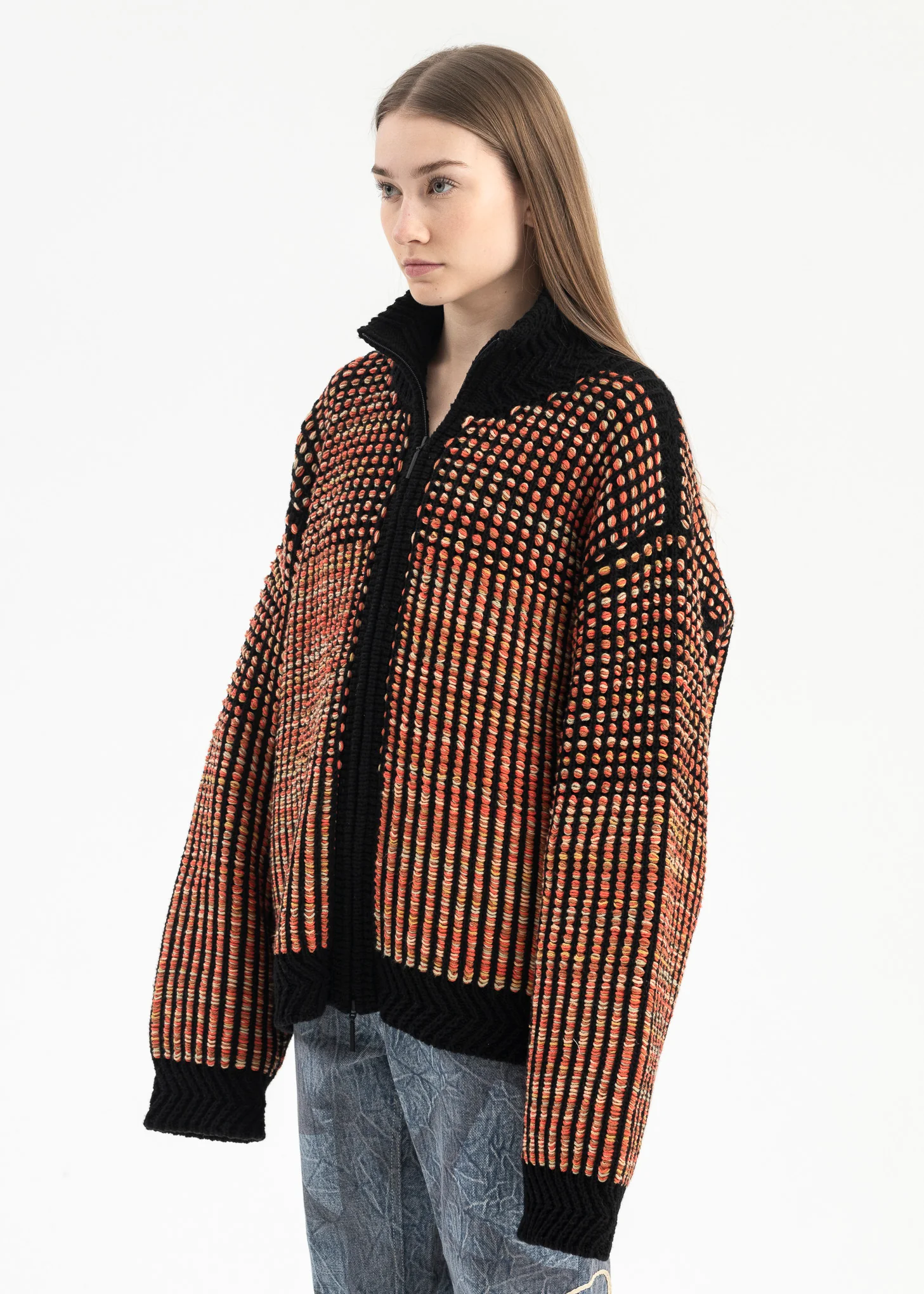 EUPHORIC BLACK SAINT TRACK JACKET - Image 3