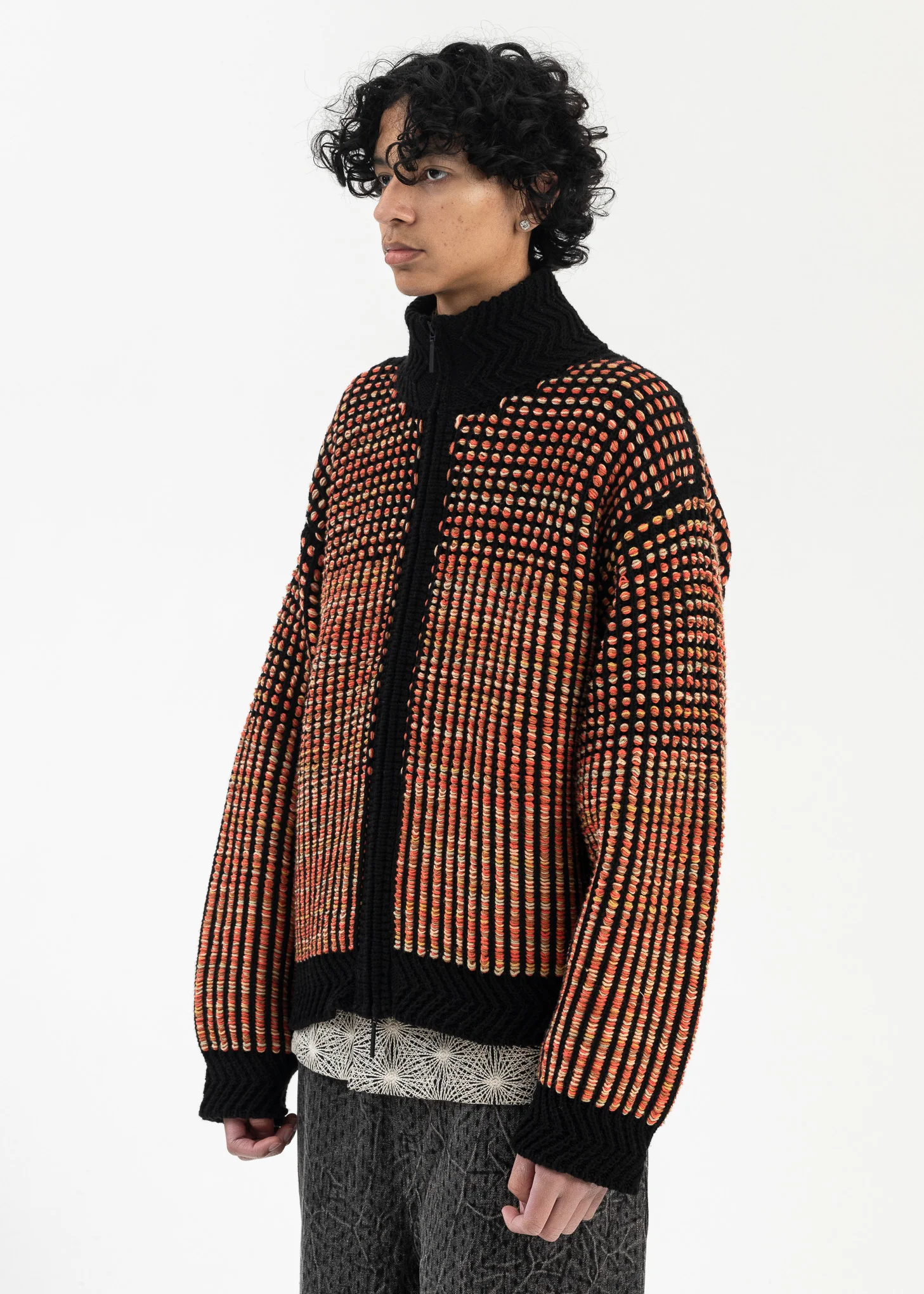 EUPHORIC BLACK SAINT TRACK JACKET - Image 3