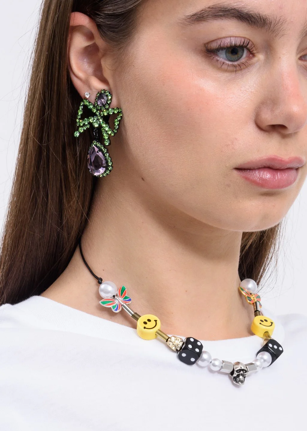 *EVAE+ Smiley Pearl Necklace - Image 2