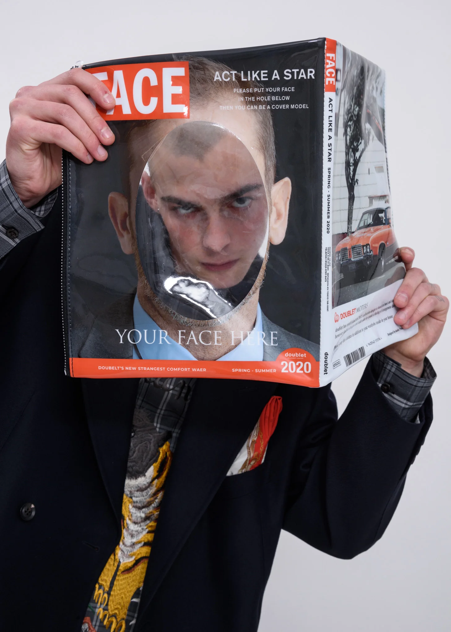 Faceout Magazine Clutch Bag