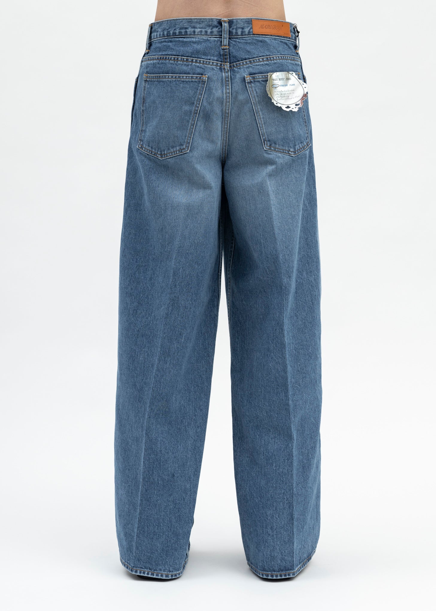 FADED INDIGO "MASUBOYS" BAGGY JEANS (KEYHOLDER) - Image 4