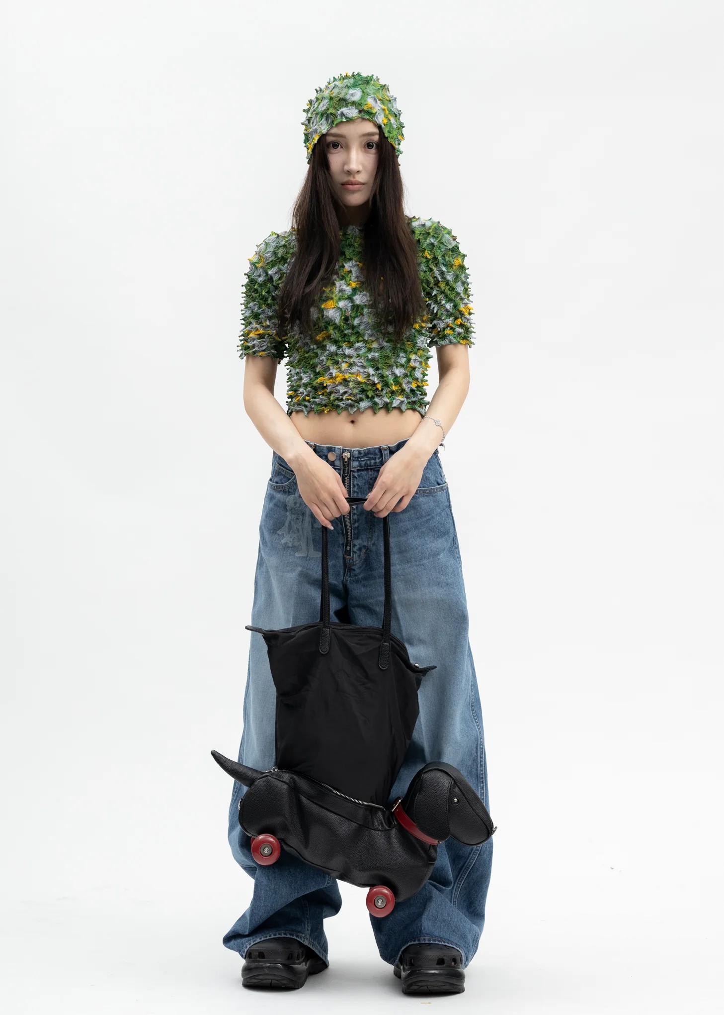 FADED INDIGO "MASUBOYS" BAGGY JEANS (KEYHOLDER) - Image 5