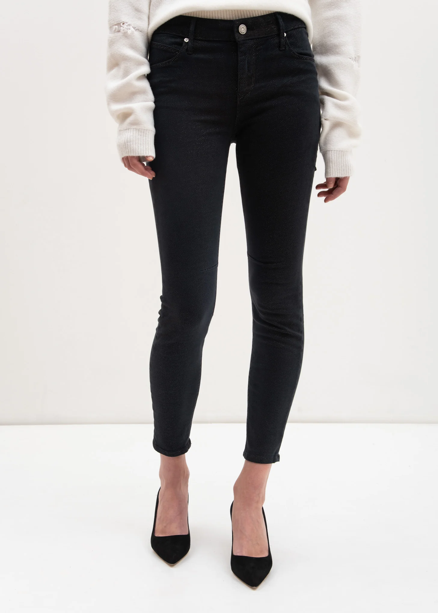 Faded Skyline Prince Crop Skinny Jeans