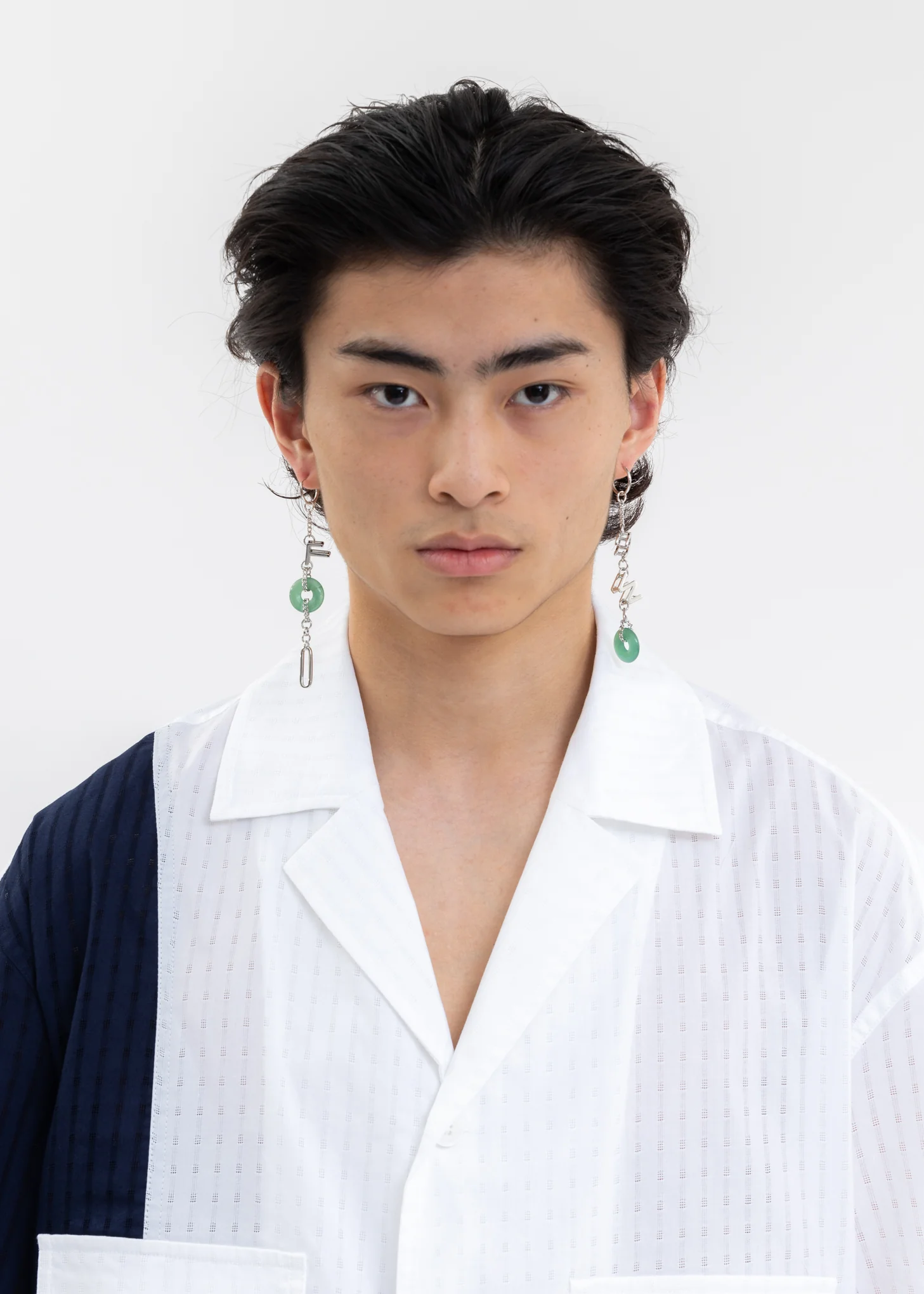 FCW JADE STONE EARRING - Image 2
