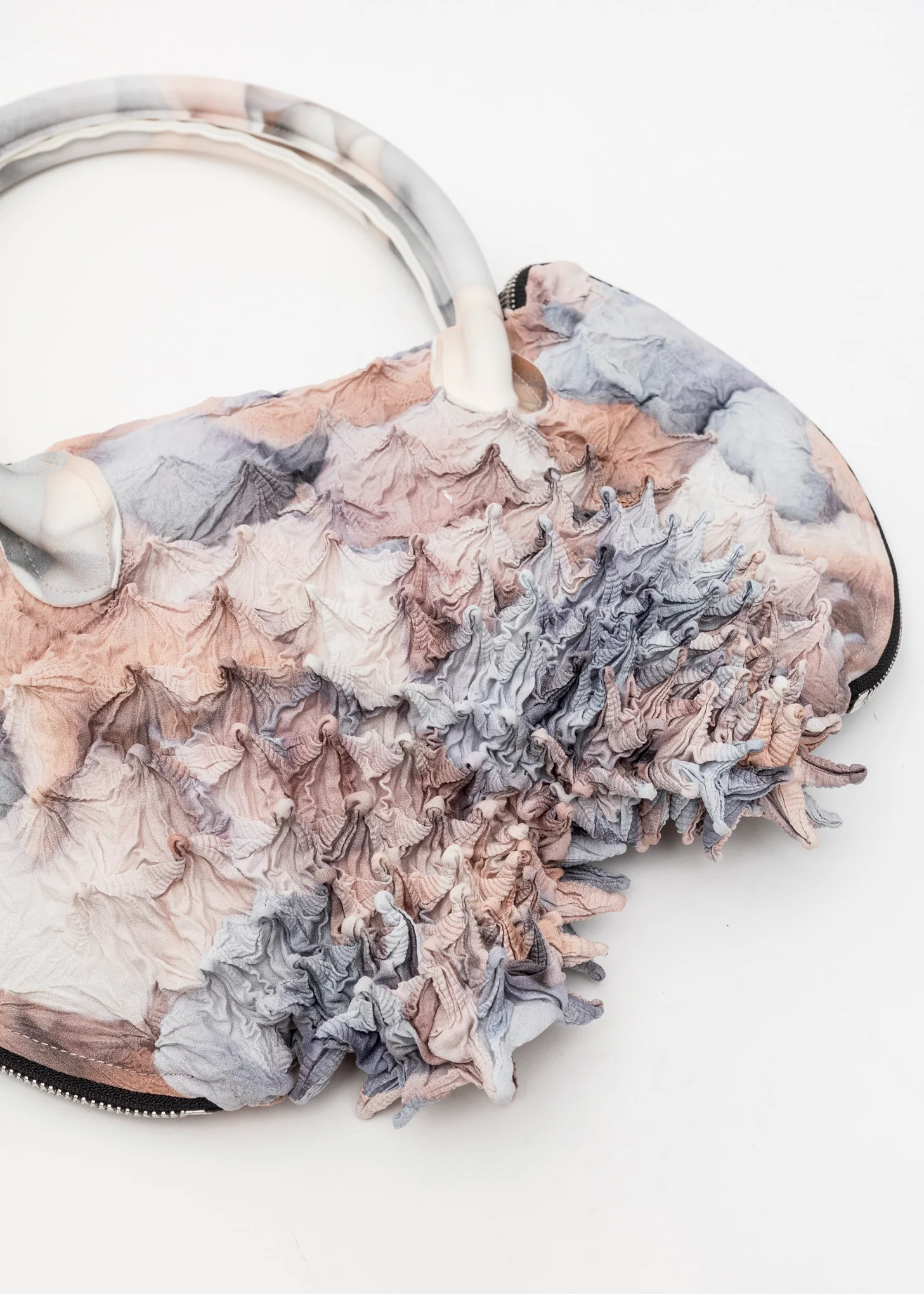 FLOCKY DOLL PRINT SPIKY HAND BAG - Image 7