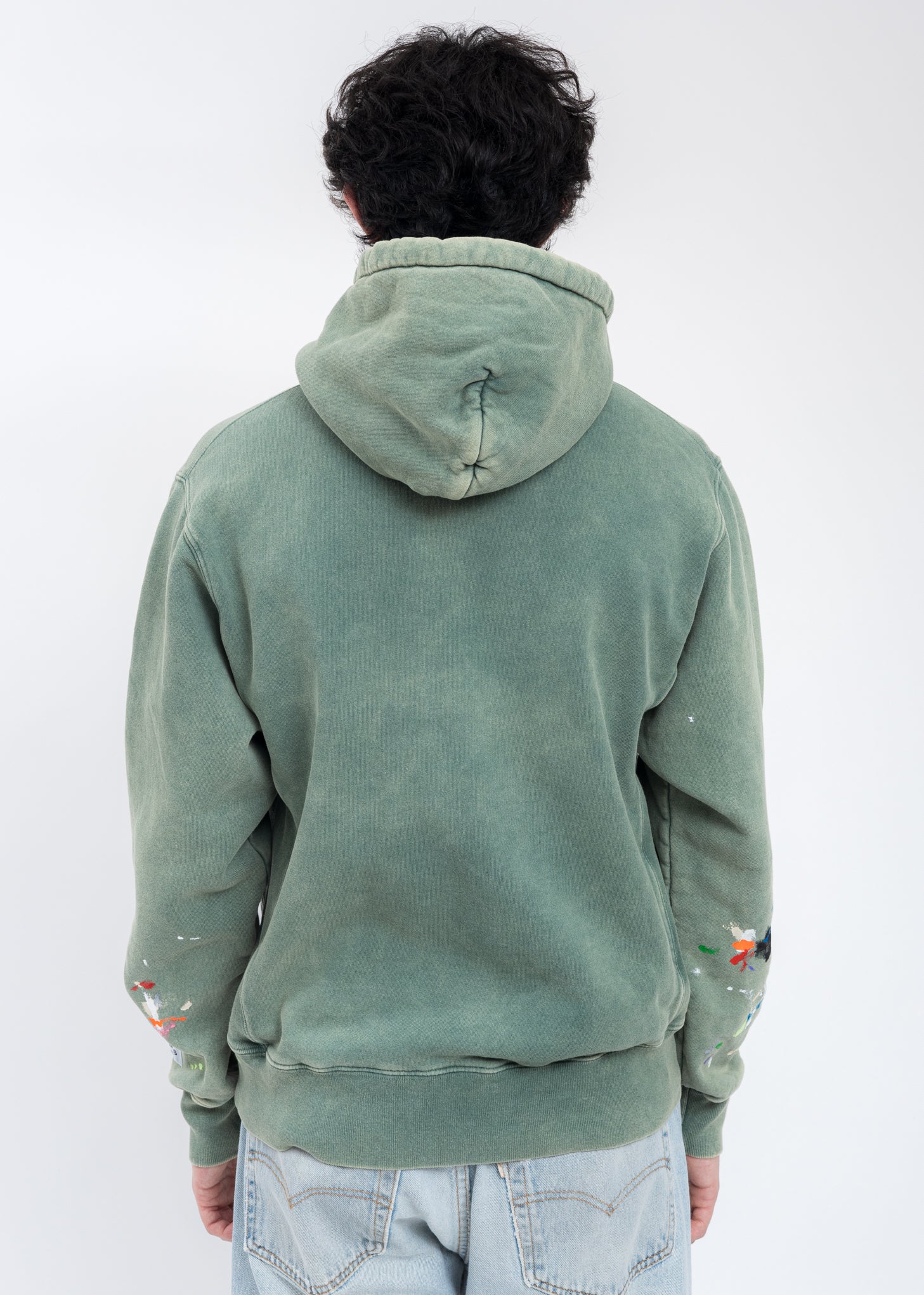 Forest Green Gallery Dept Logo PAINTED Hoodie - Image 4