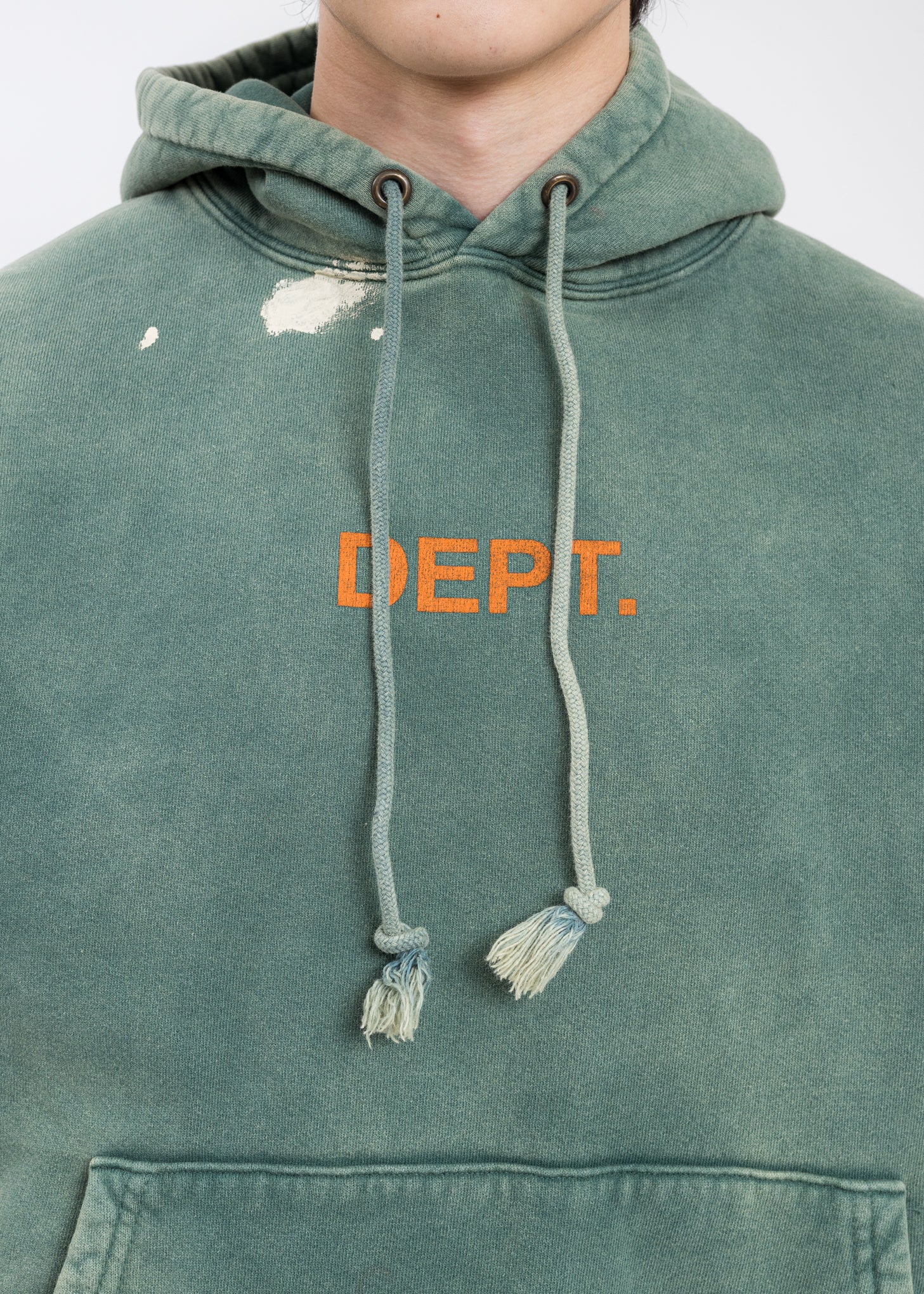 Forest Green Gallery Dept Logo PAINTED Hoodie - Image 7