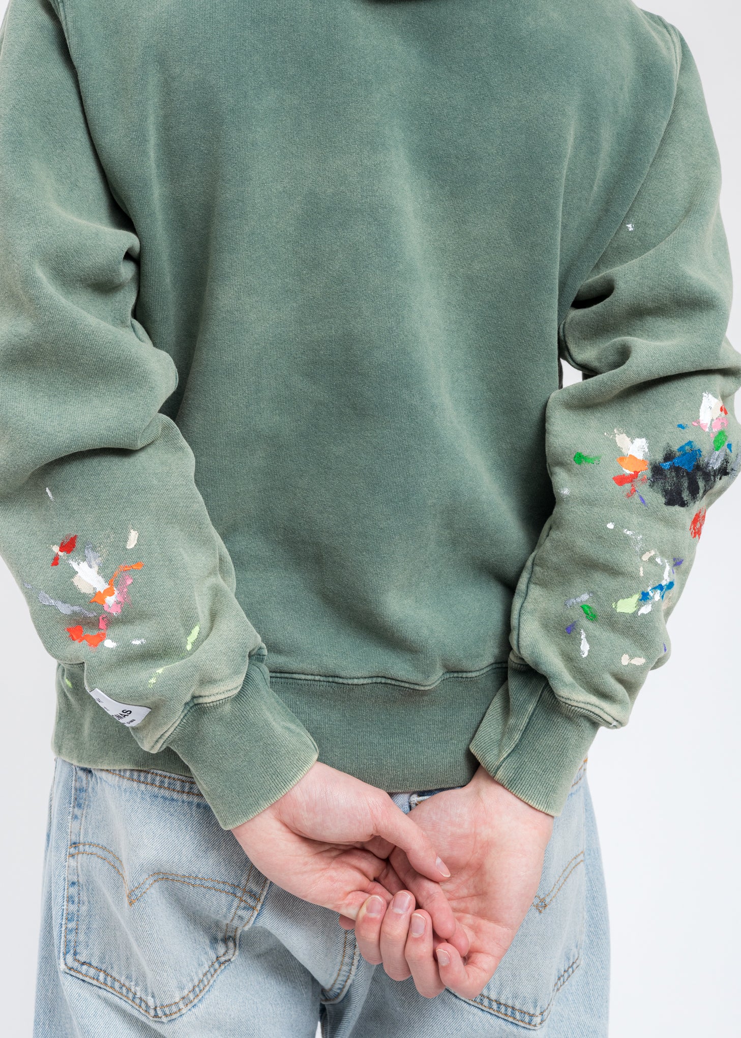 Forest Green Gallery Dept Logo PAINTED Hoodie - Image 8
