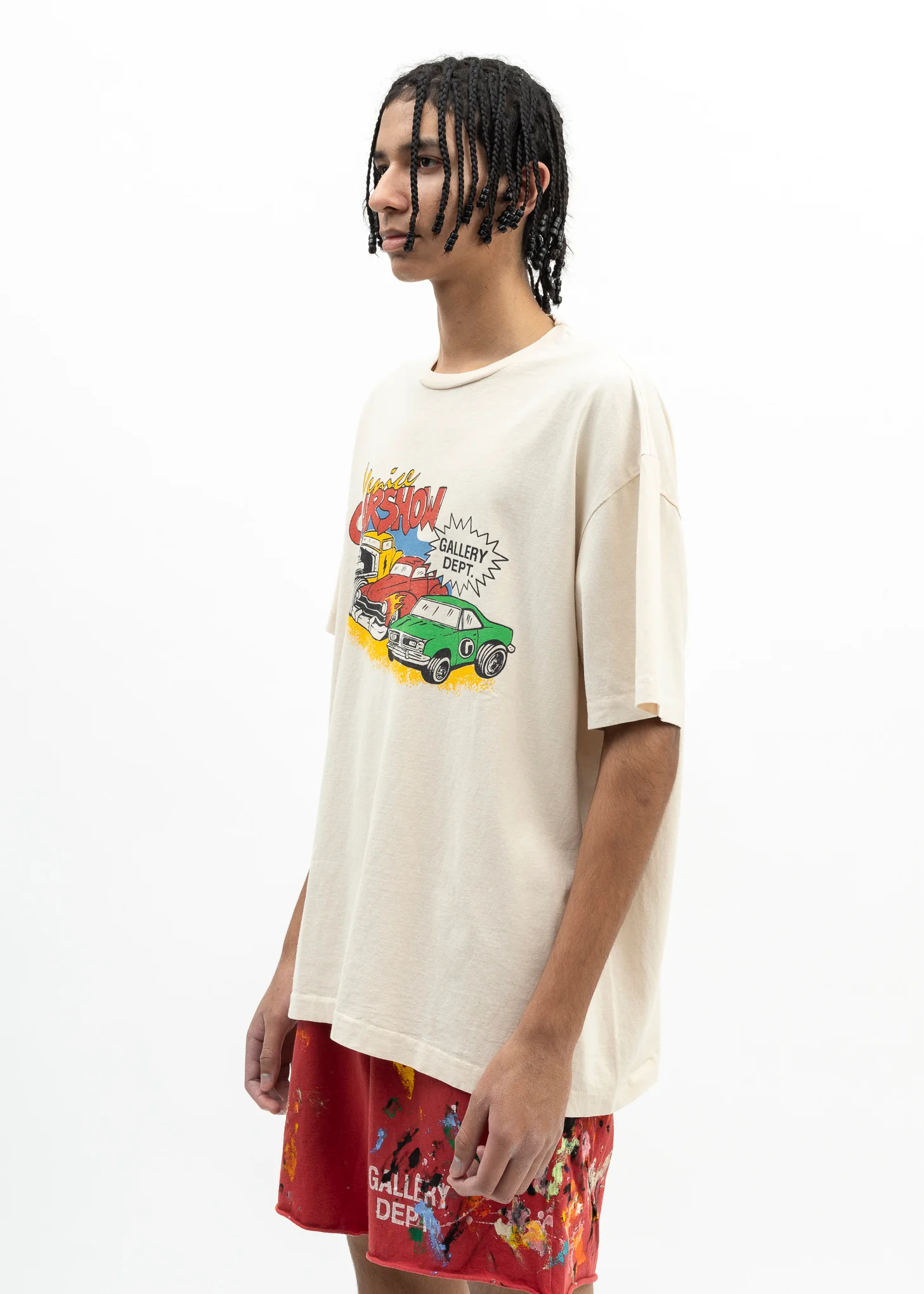 Gallery Dept Cream Venice Car Show Tee - Image 2