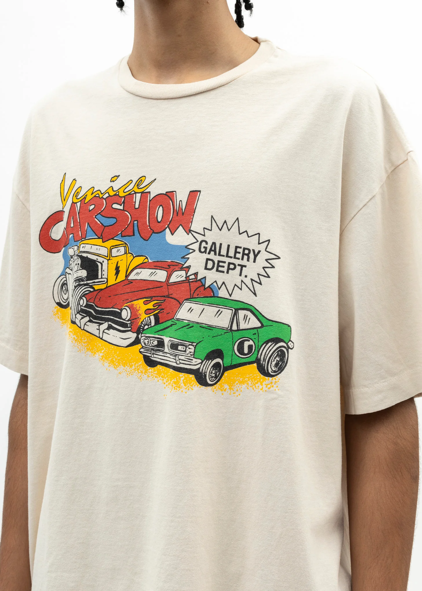 Gallery Dept Cream Venice Car Show Tee - Image 4
