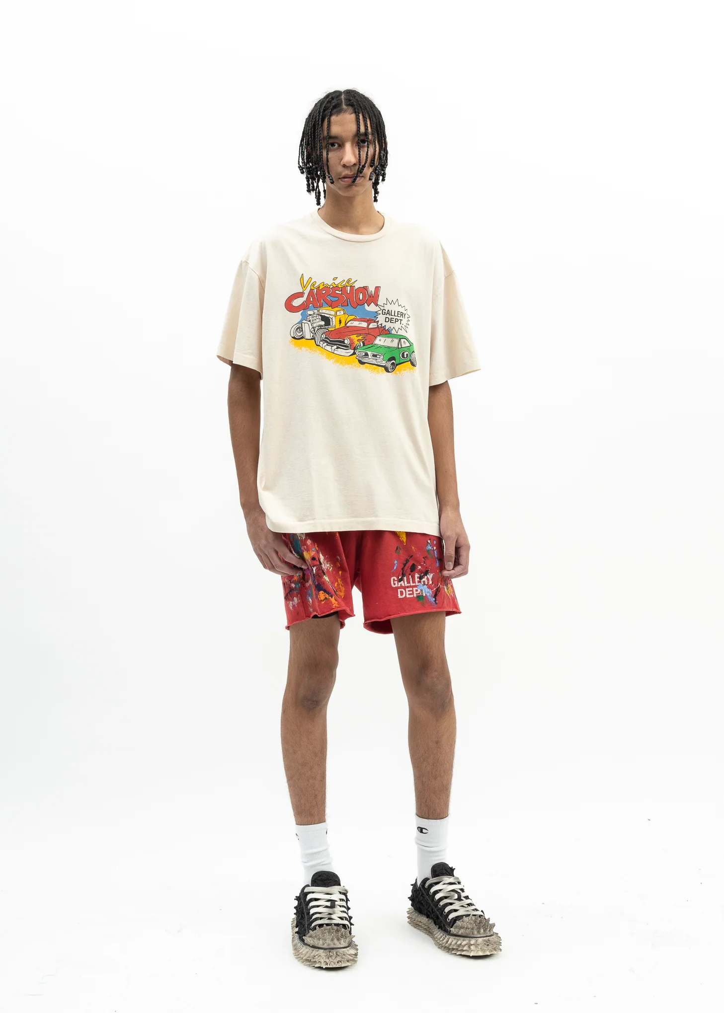 Gallery Dept Cream Venice Car Show Tee - Image 5