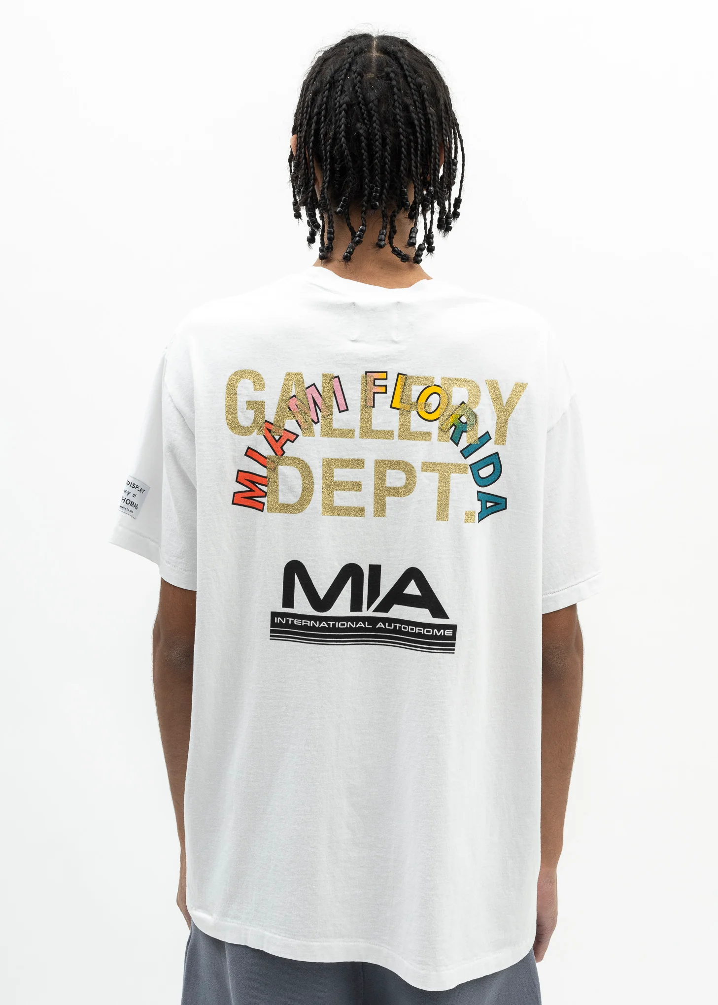 Gallery Dept Miami Motorsports F1 2023 White Tee - Image 2