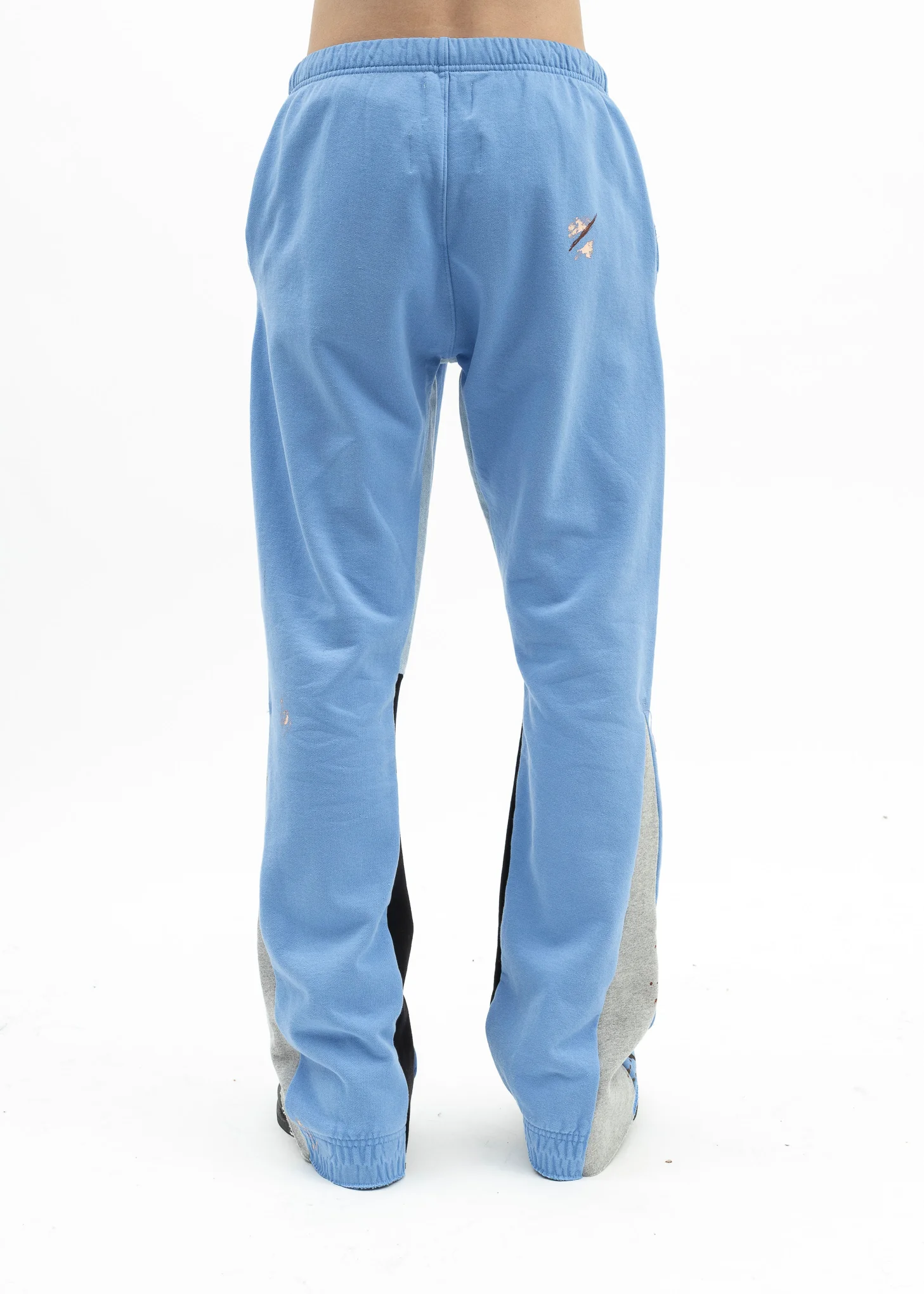 Gallery Dept Painted Flare Royal Blue Sweatpants - Image 3