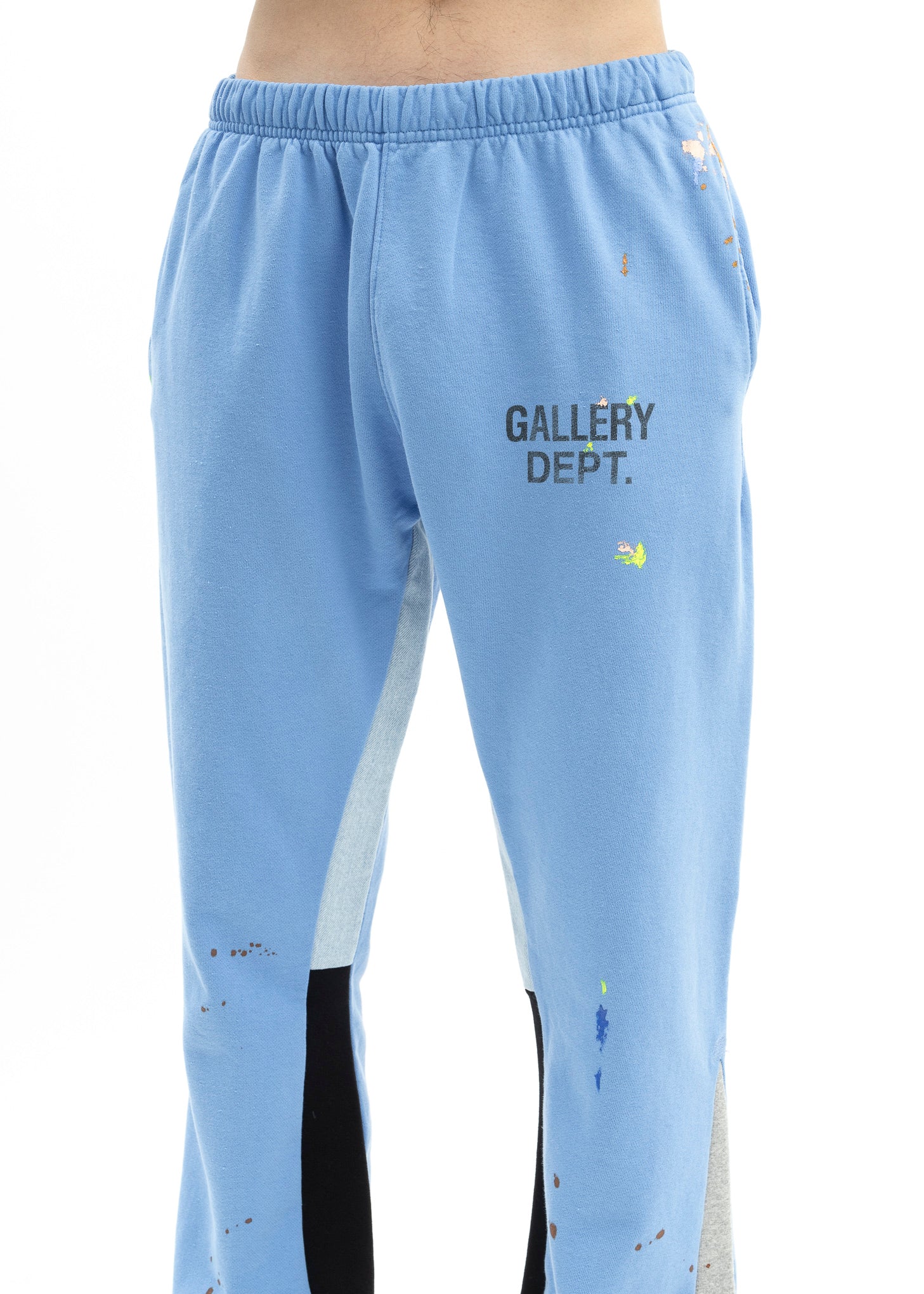 Gallery Dept Painted Flare Royal Blue Sweatpants - Image 4