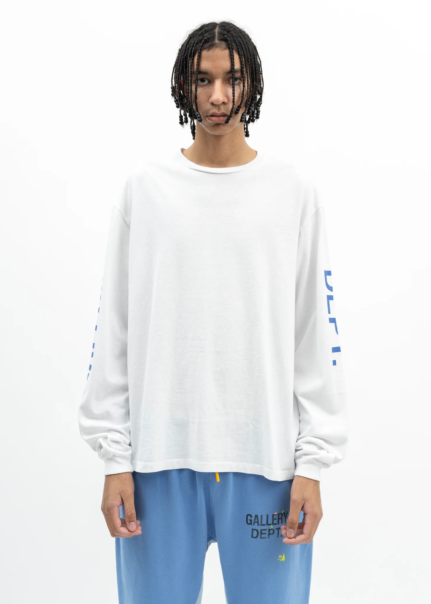 Gallery Dept White Royal LS Tee
