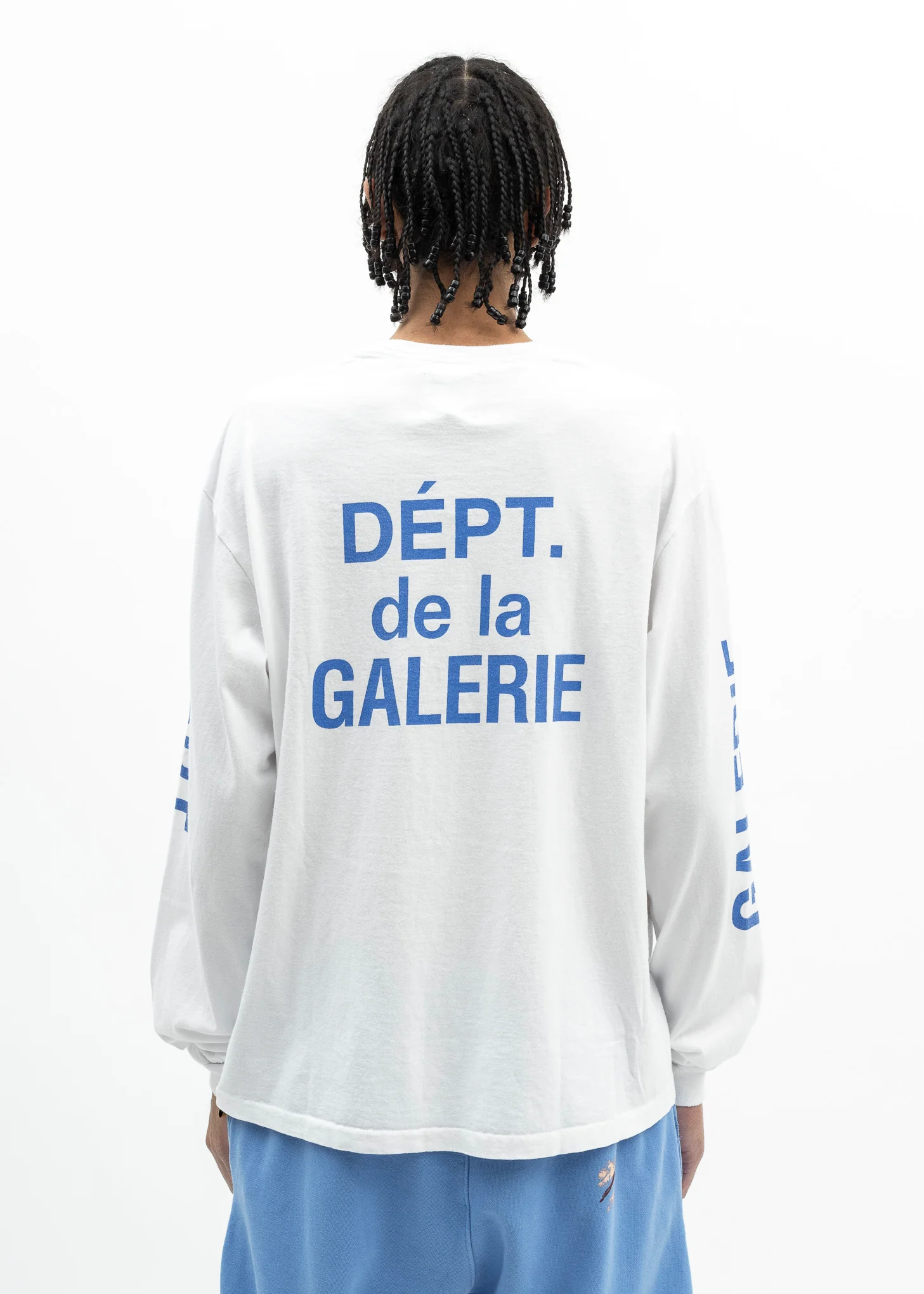 Gallery Dept White Royal LS Tee - Image 2