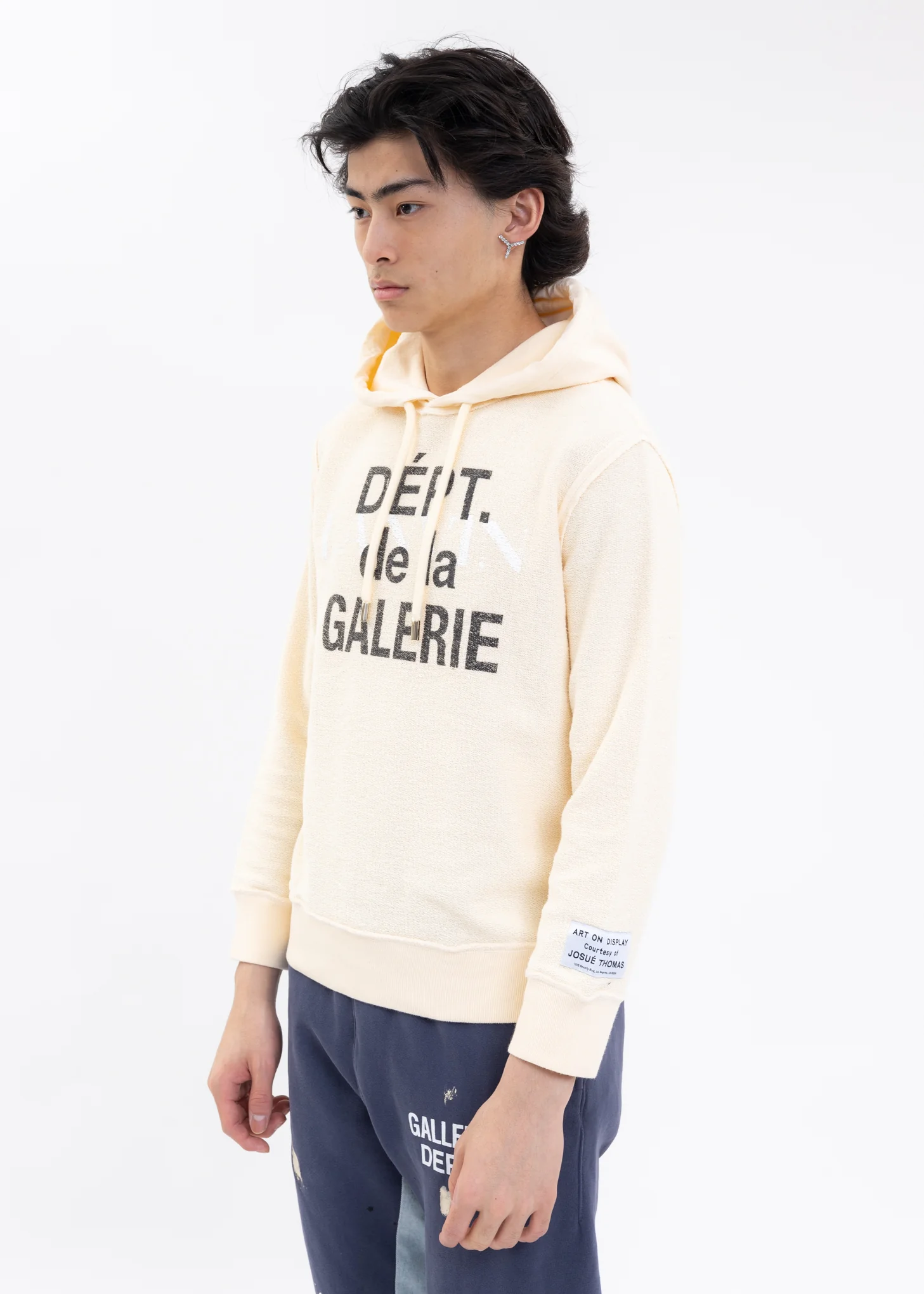 GALLERY DEPT. X LANVIN LOGO HOODIE - Image 3
