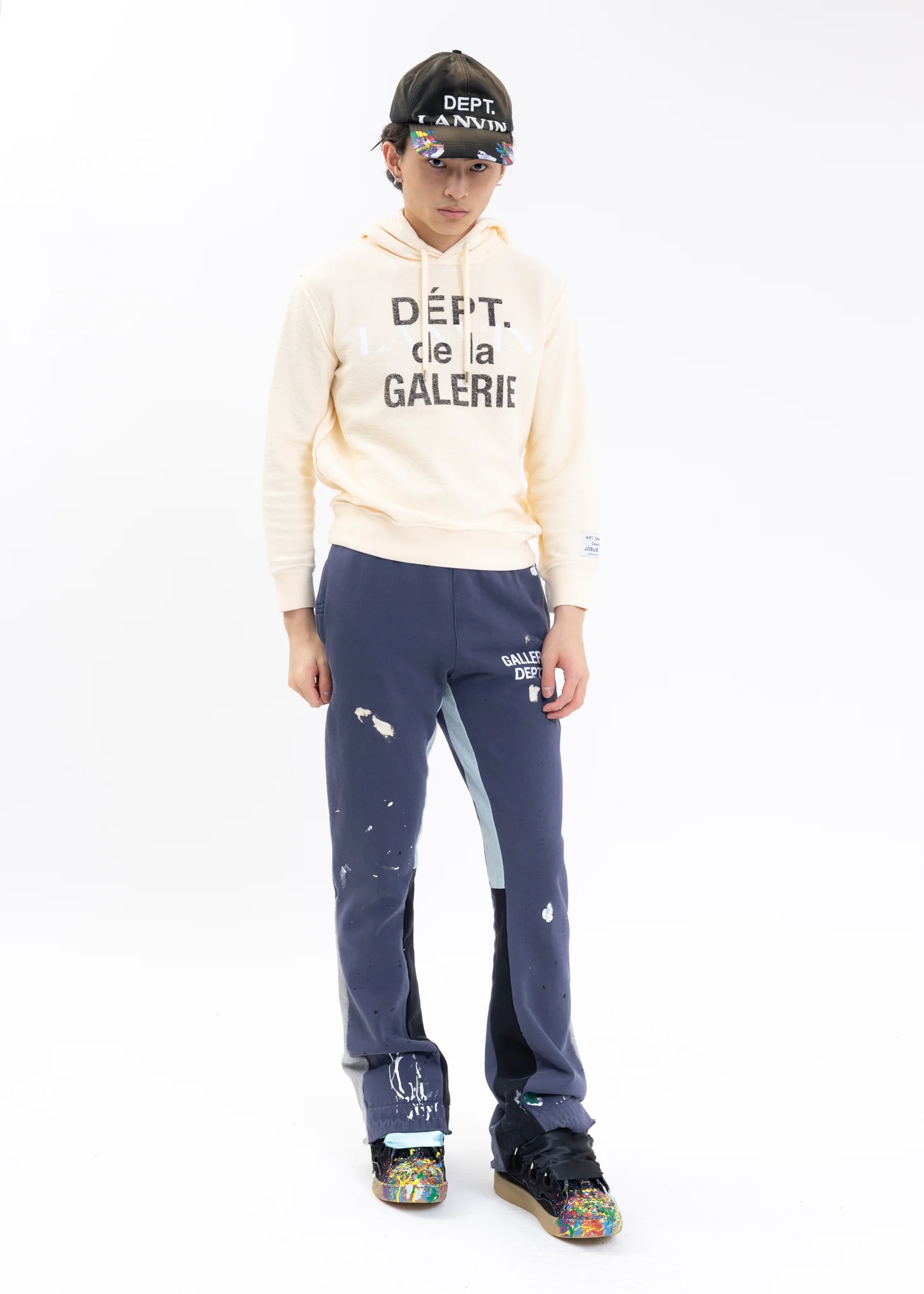 GALLERY DEPT. X LANVIN LOGO HOODIE - Image 7