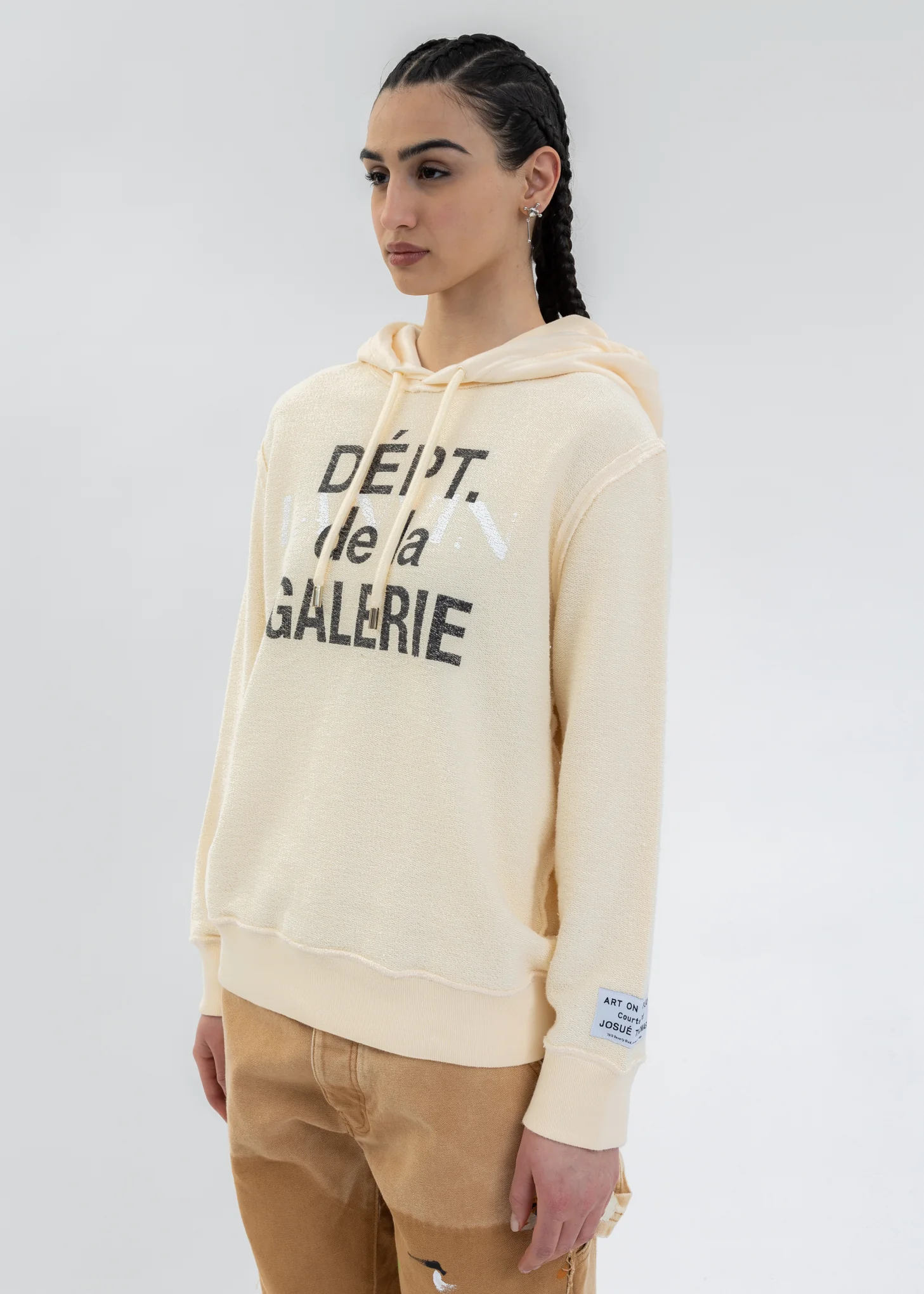 GALLERY DEPT. X LANVIN LOGO HOODIE - Image 3