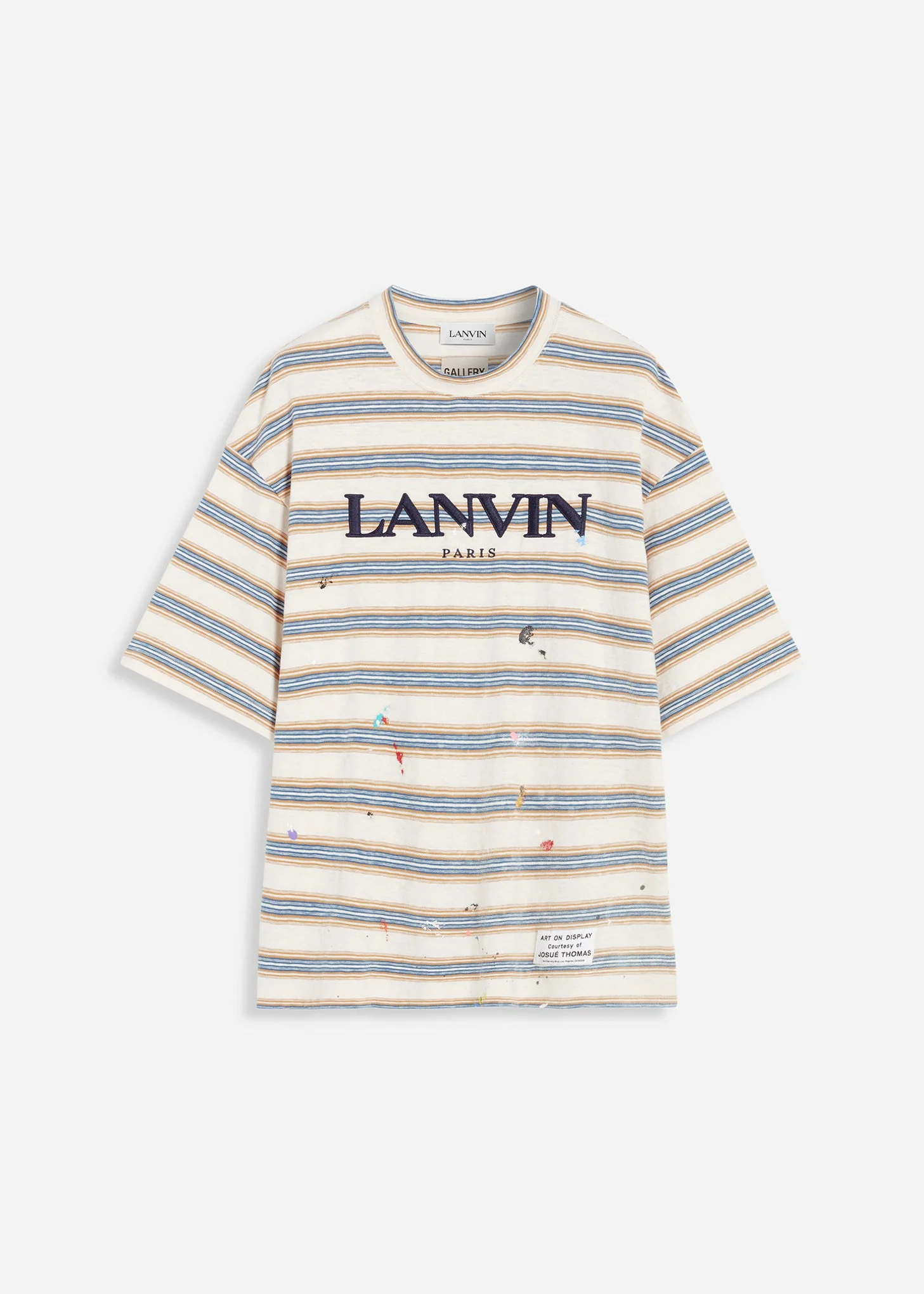 GALLERY DEPT. X LANVIN PARIS EMBROIDERED OVERSIZED T-SHIRT - Image 7