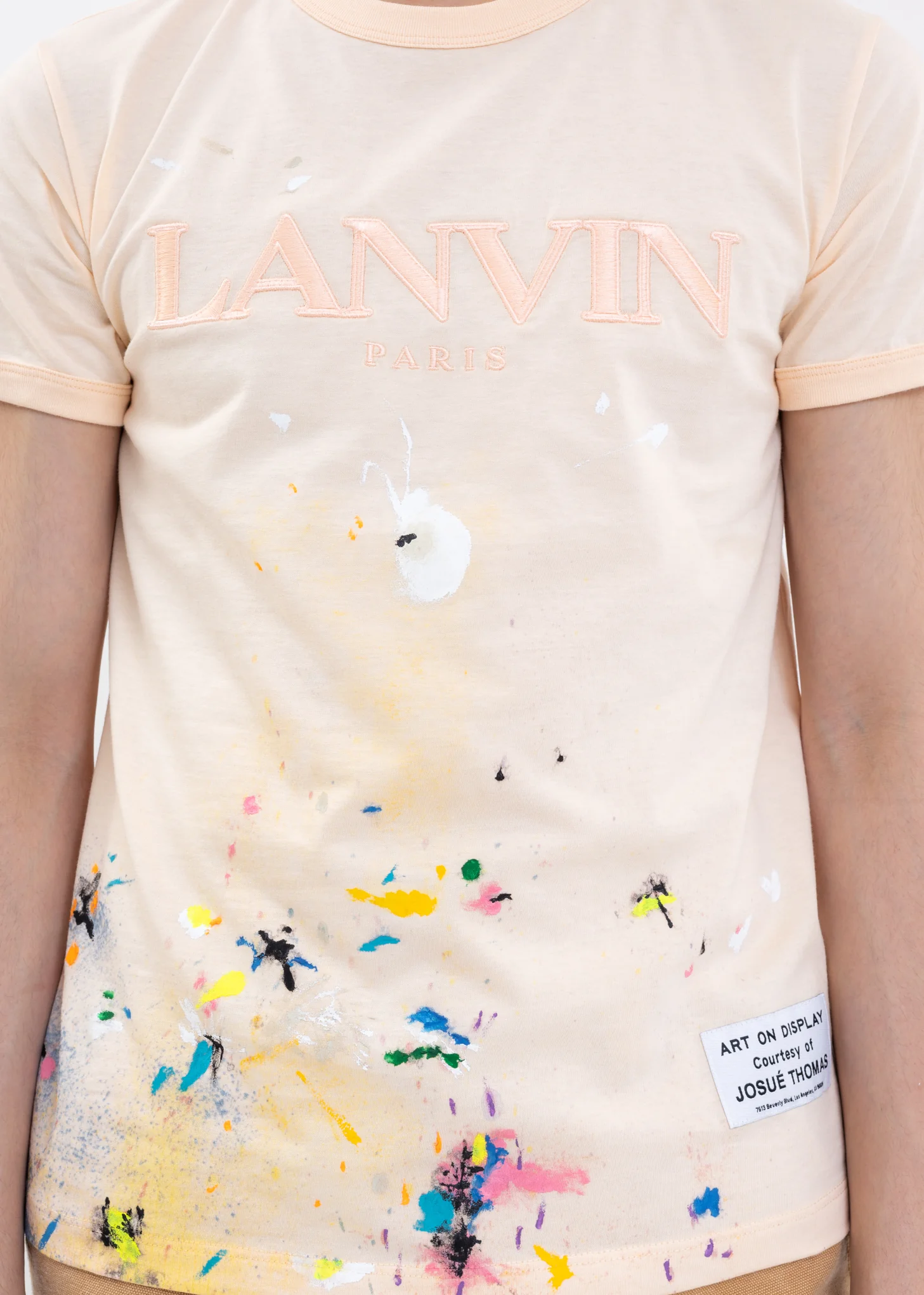 GALLERY DEPT. X LANVIN PARIS EMBROIDERED T-SHIRT - Image 4
