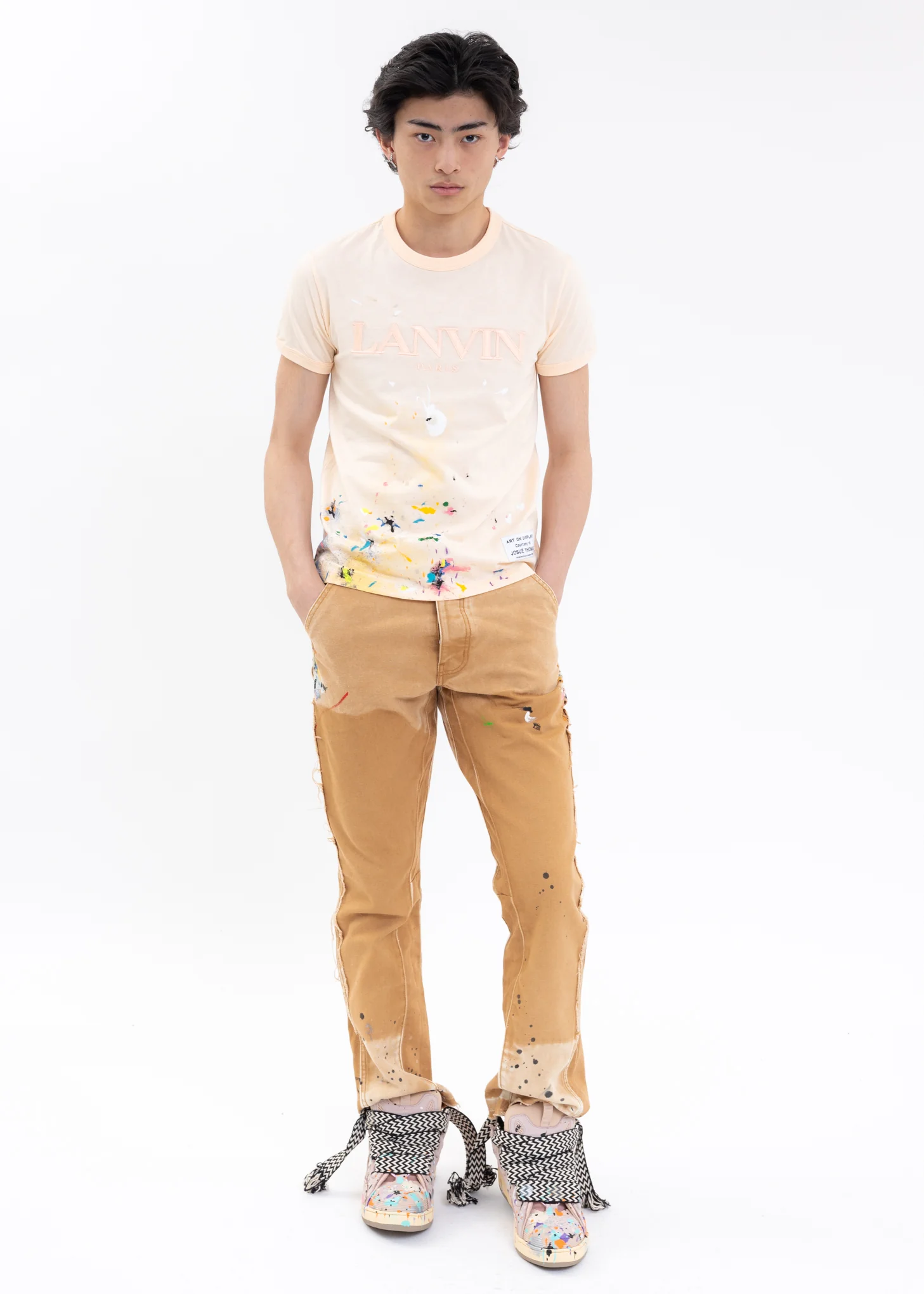 GALLERY DEPT. X LANVIN PARIS EMBROIDERED T-SHIRT - Image 6