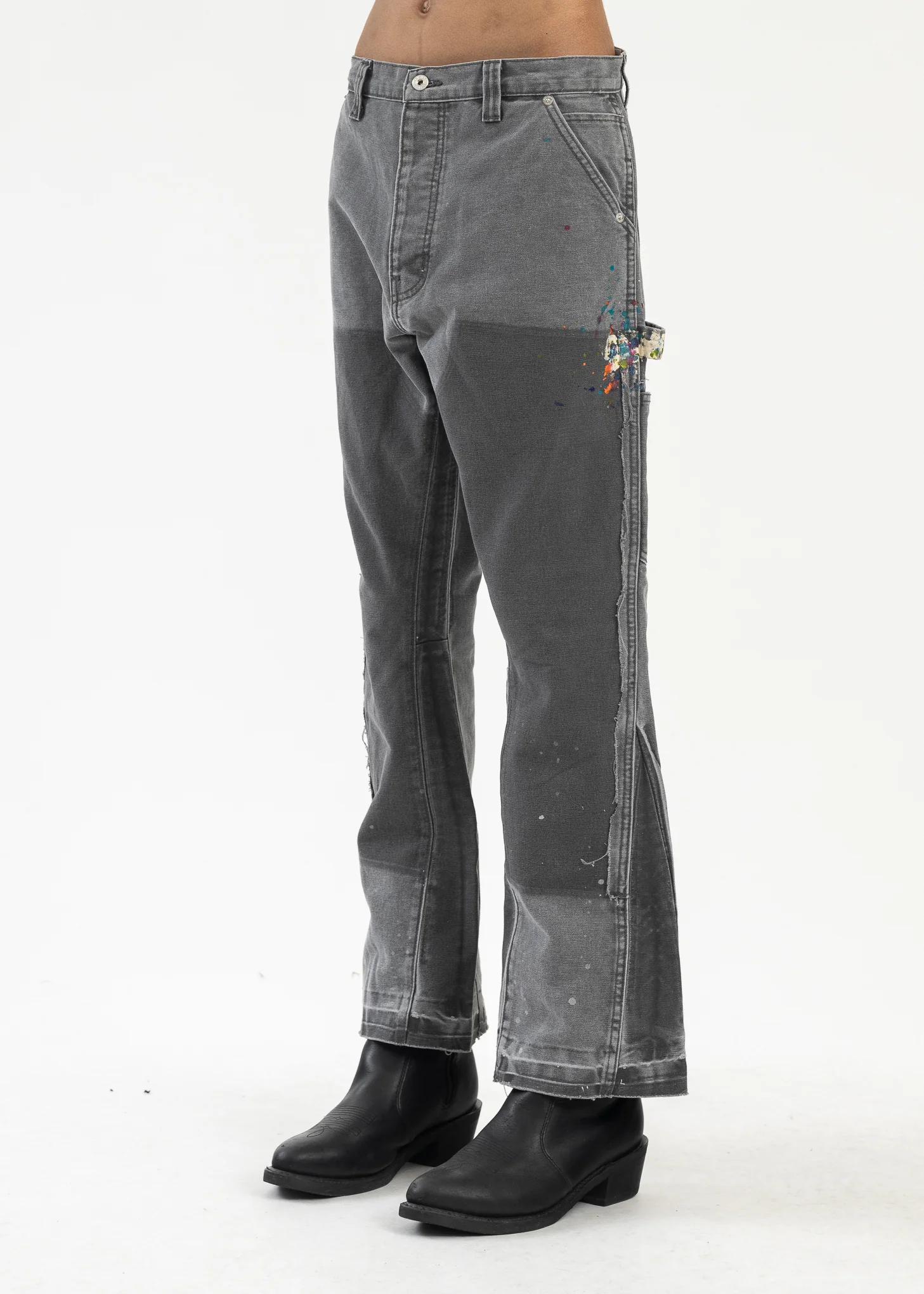 GD Charcoal Grey Painted LA Flare Carpenters - Image 2