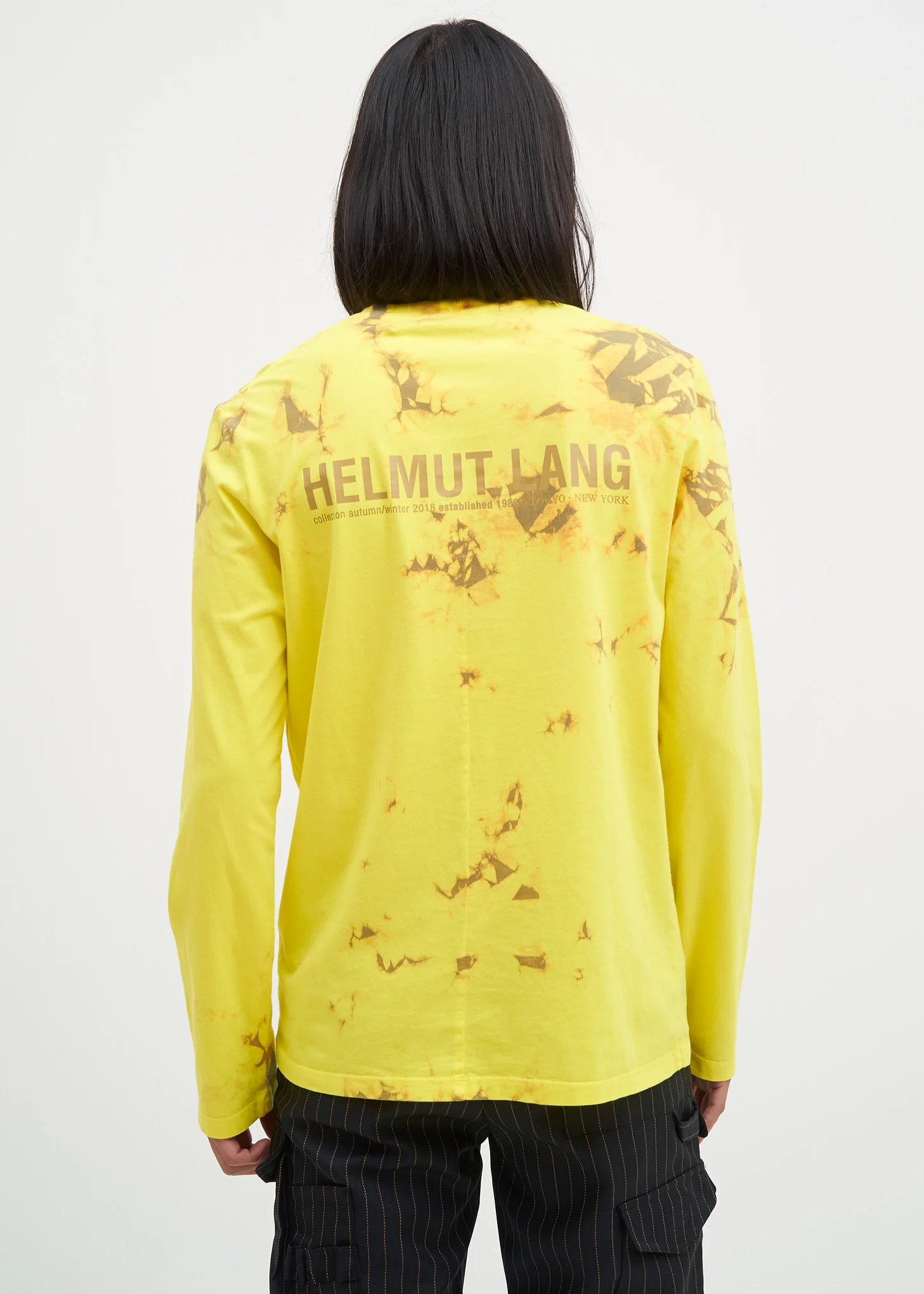 Tie Dye Dart Back Long Sleeve
